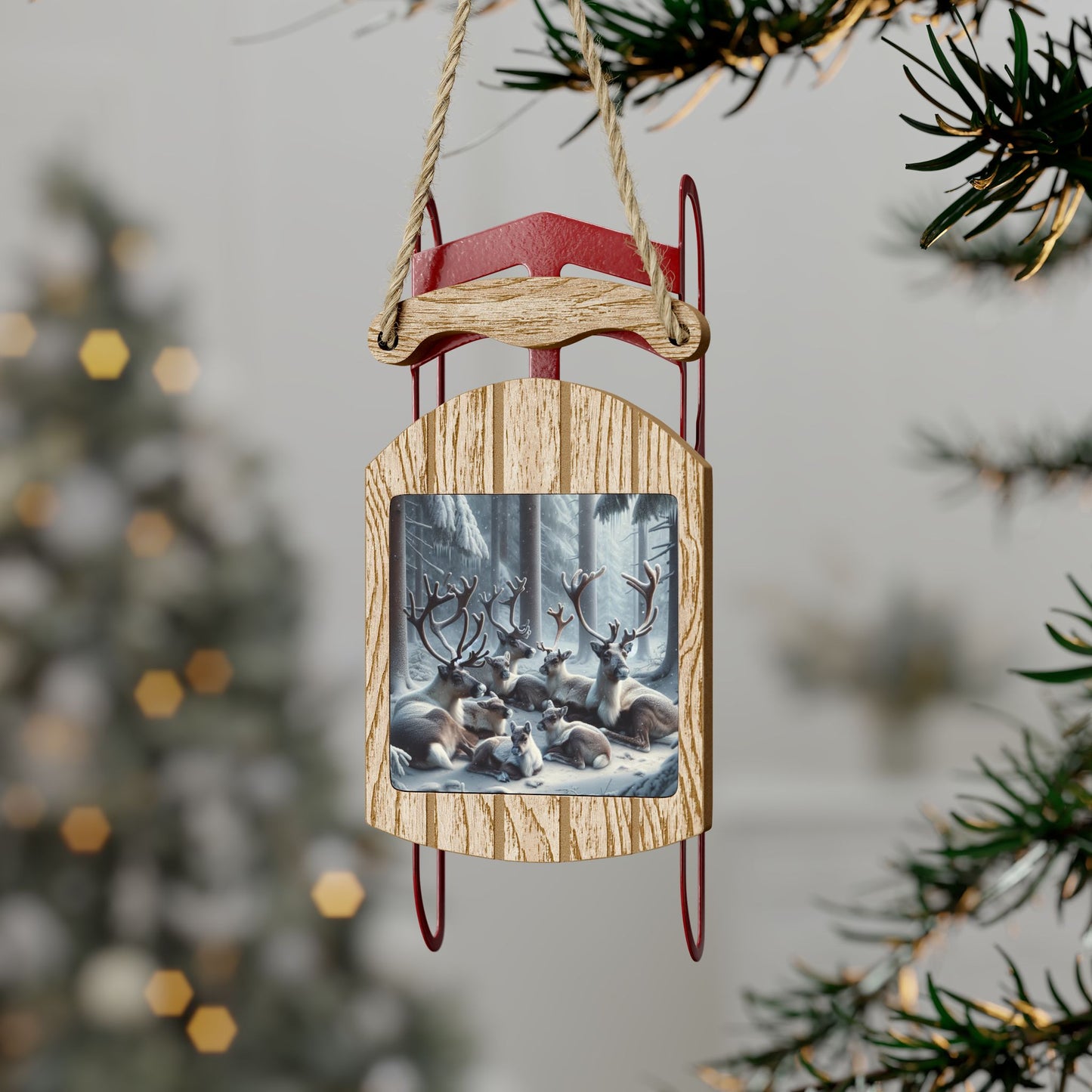 Sled Ornaments