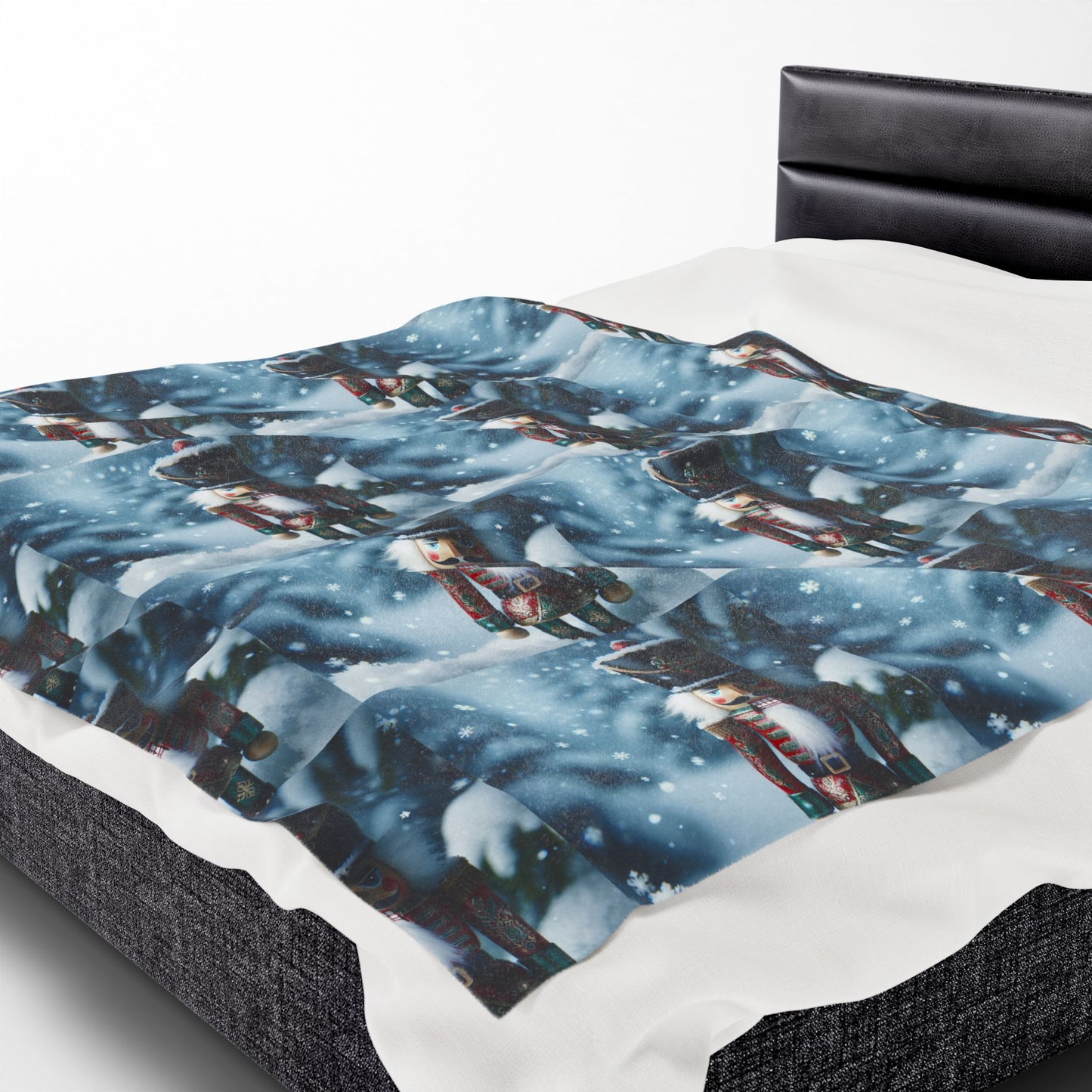 NUTCRACKER Velveteen Plush Blanket