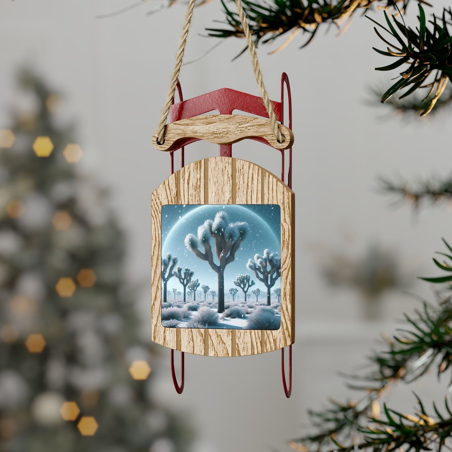 Sled Ornaments