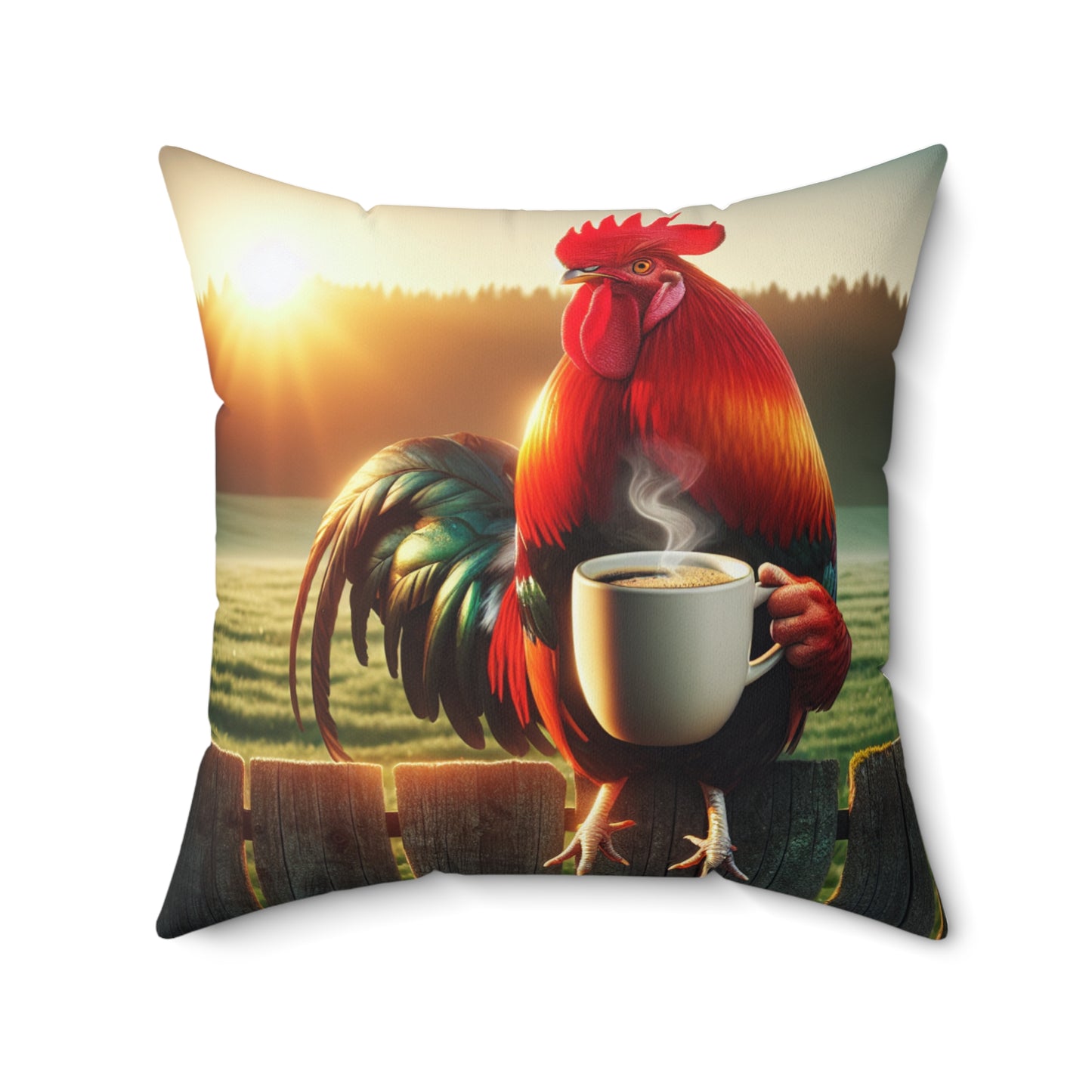 Spun Polyester Square Pillow