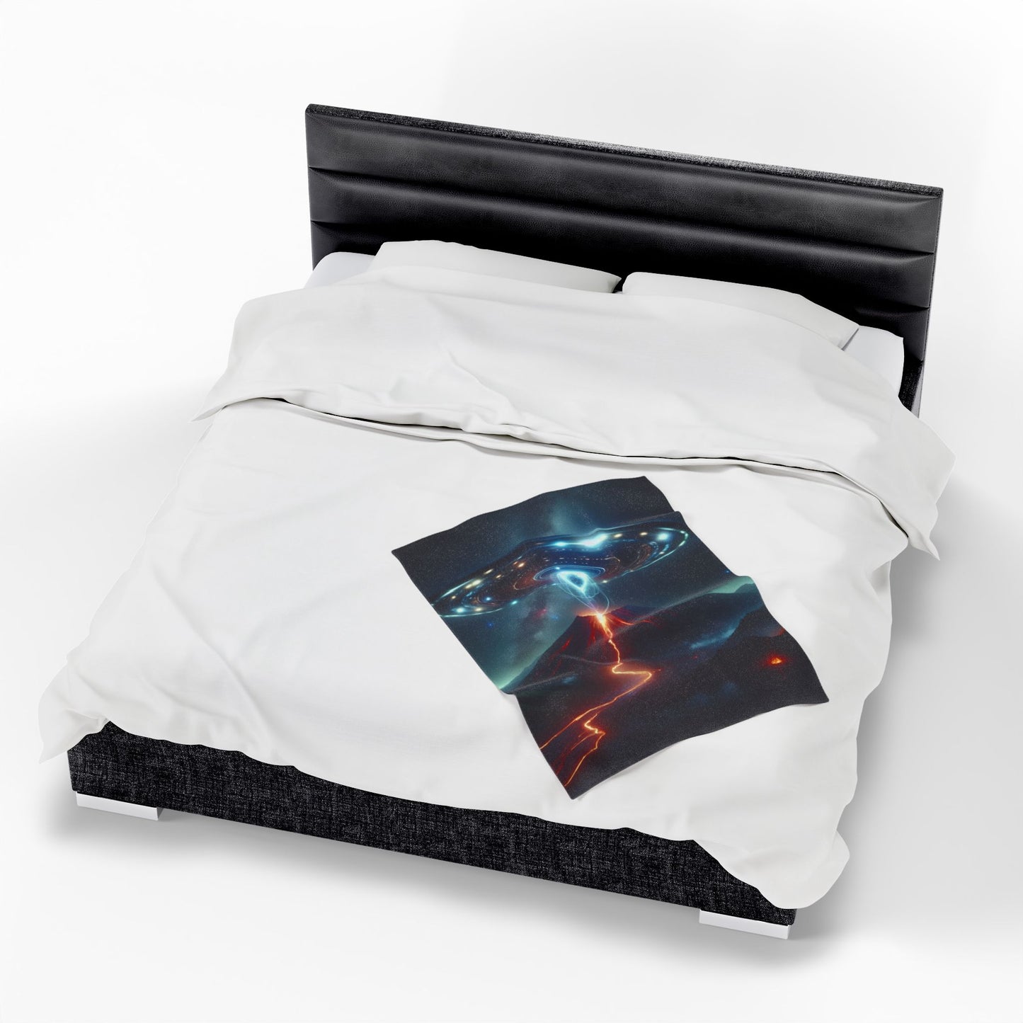 UFO Velveteen Plush Blanket