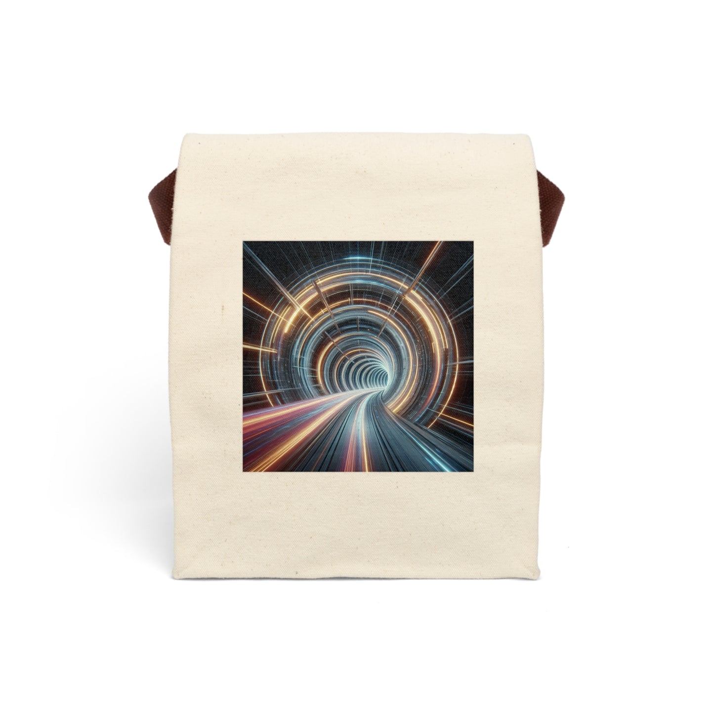 Canvas Lunch Bag With Strap