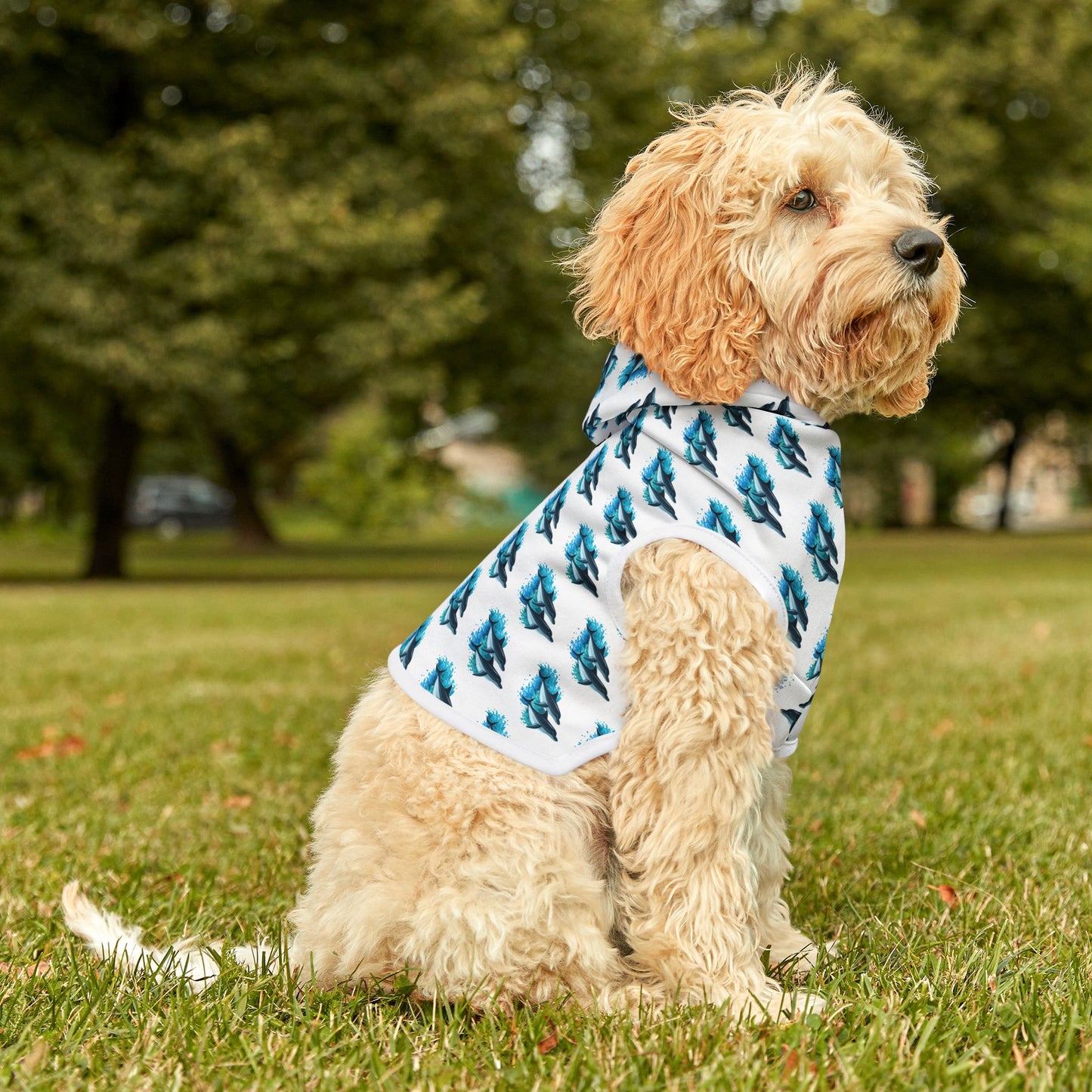 DOLPHIN DESIGN Pet Hoodie