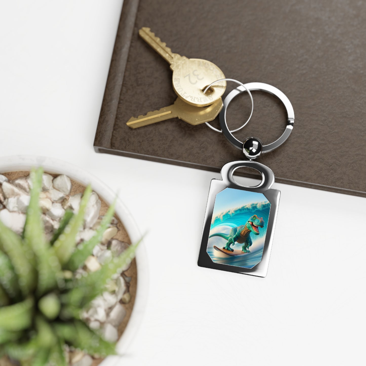 Rectangle Photo Keyring