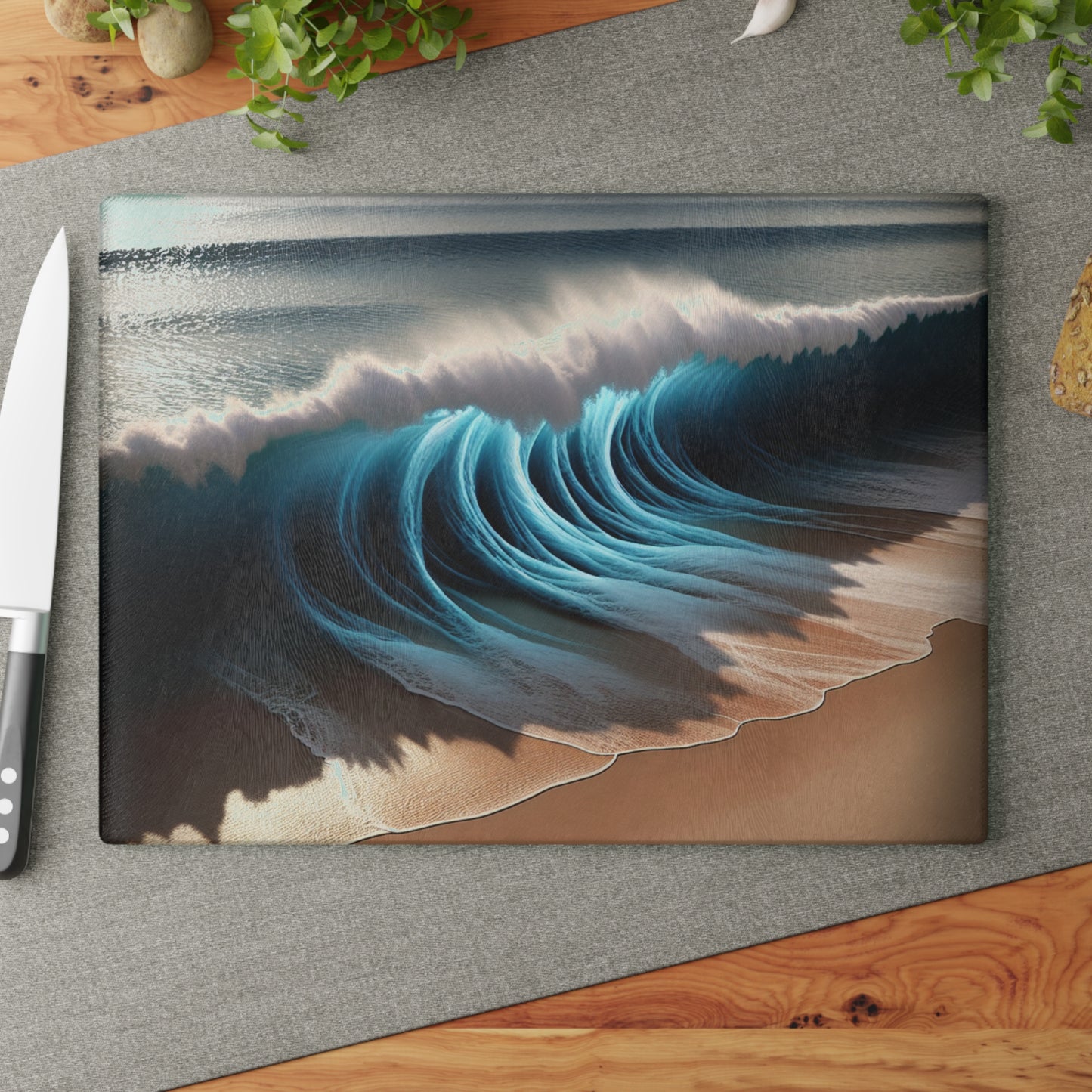 wave cutting board