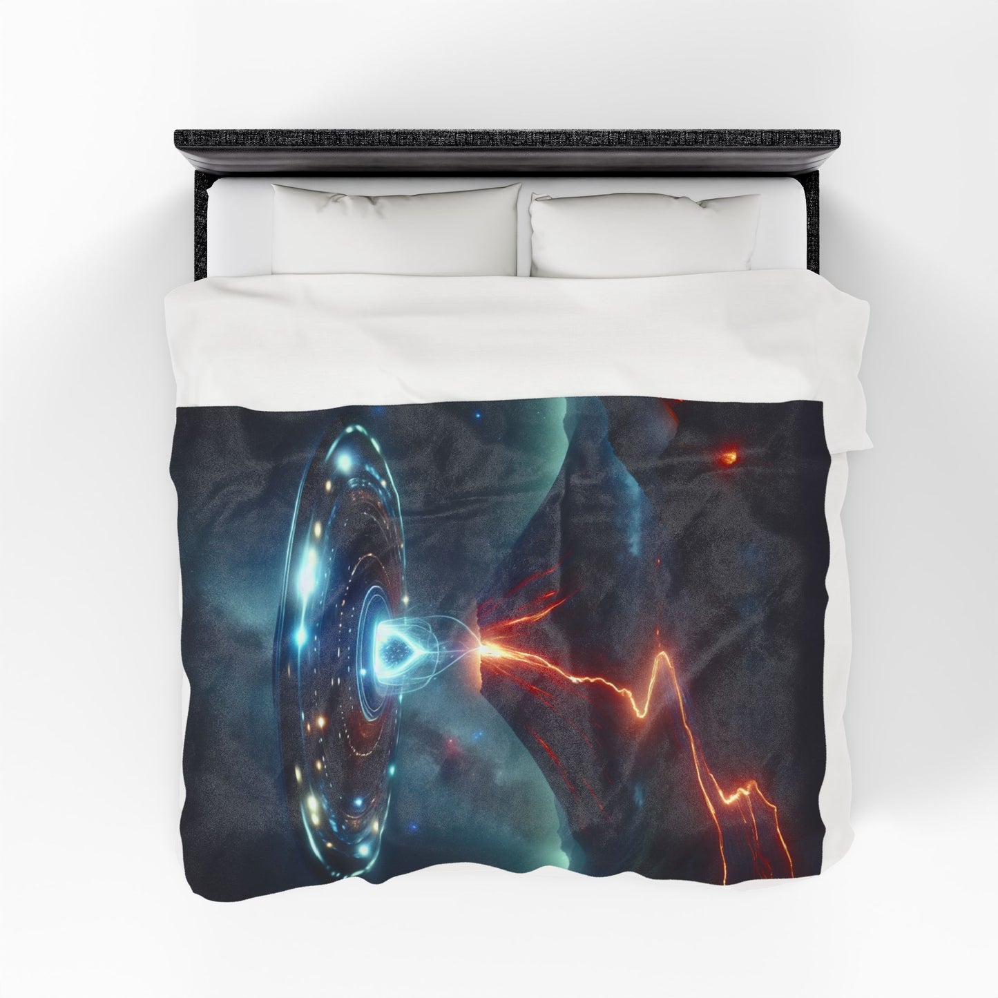 UFO Velveteen Plush Blanket