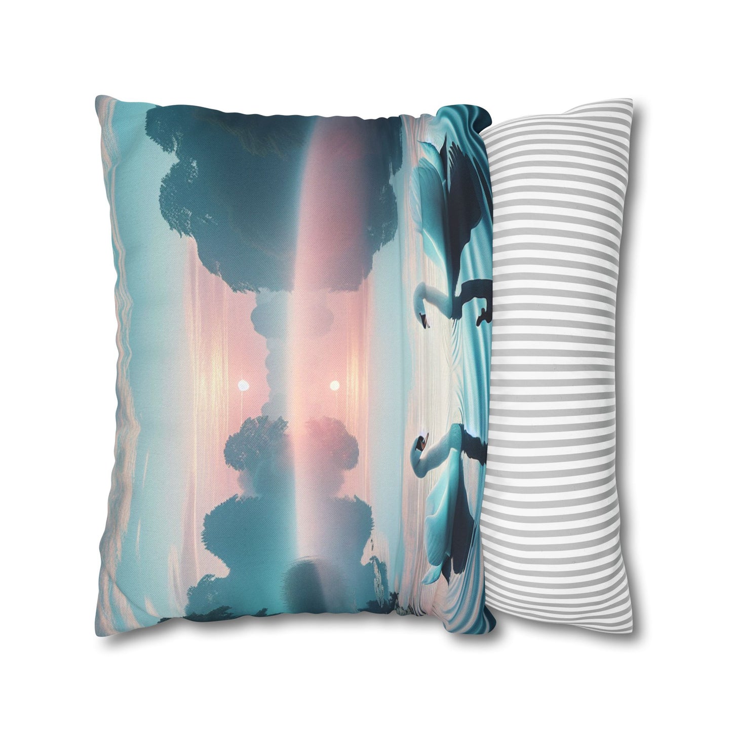 Spun Polyester Square Pillowcase