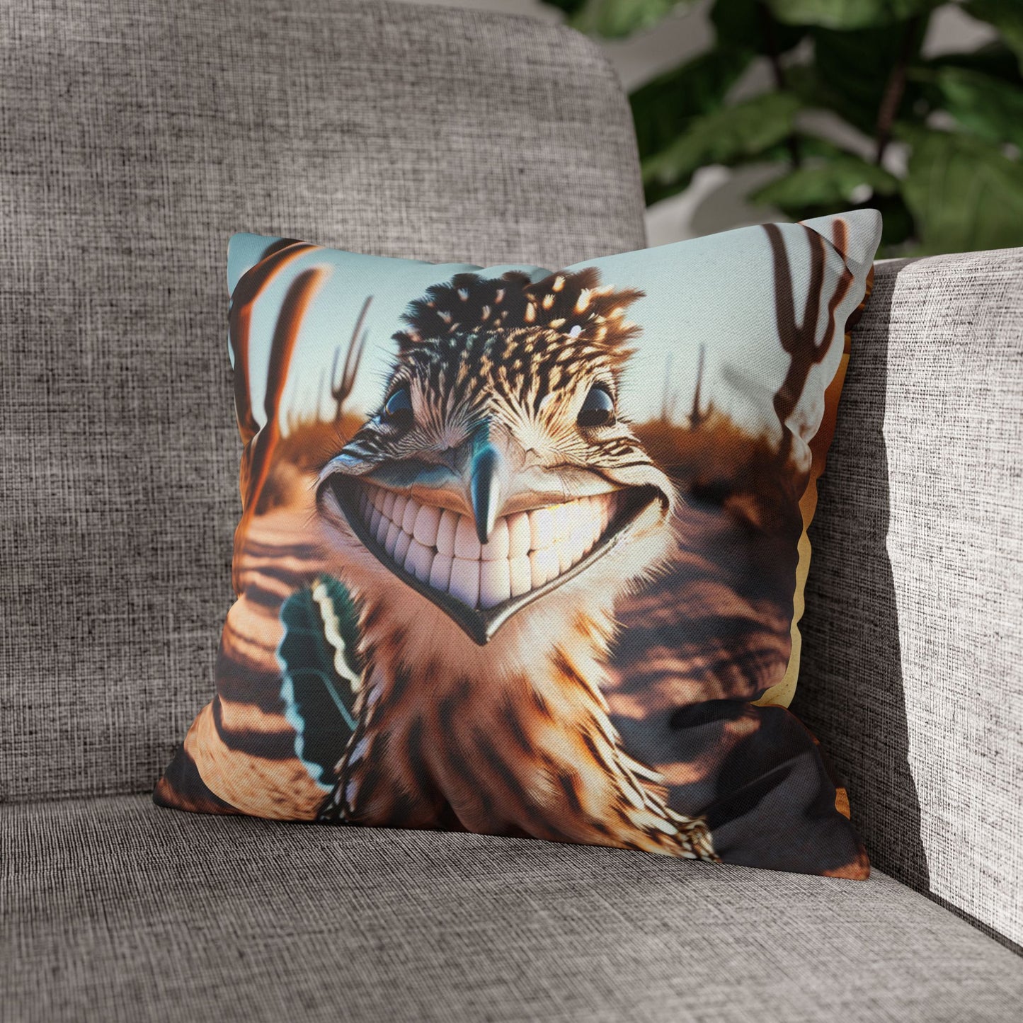Spun Polyester Square Pillowcase