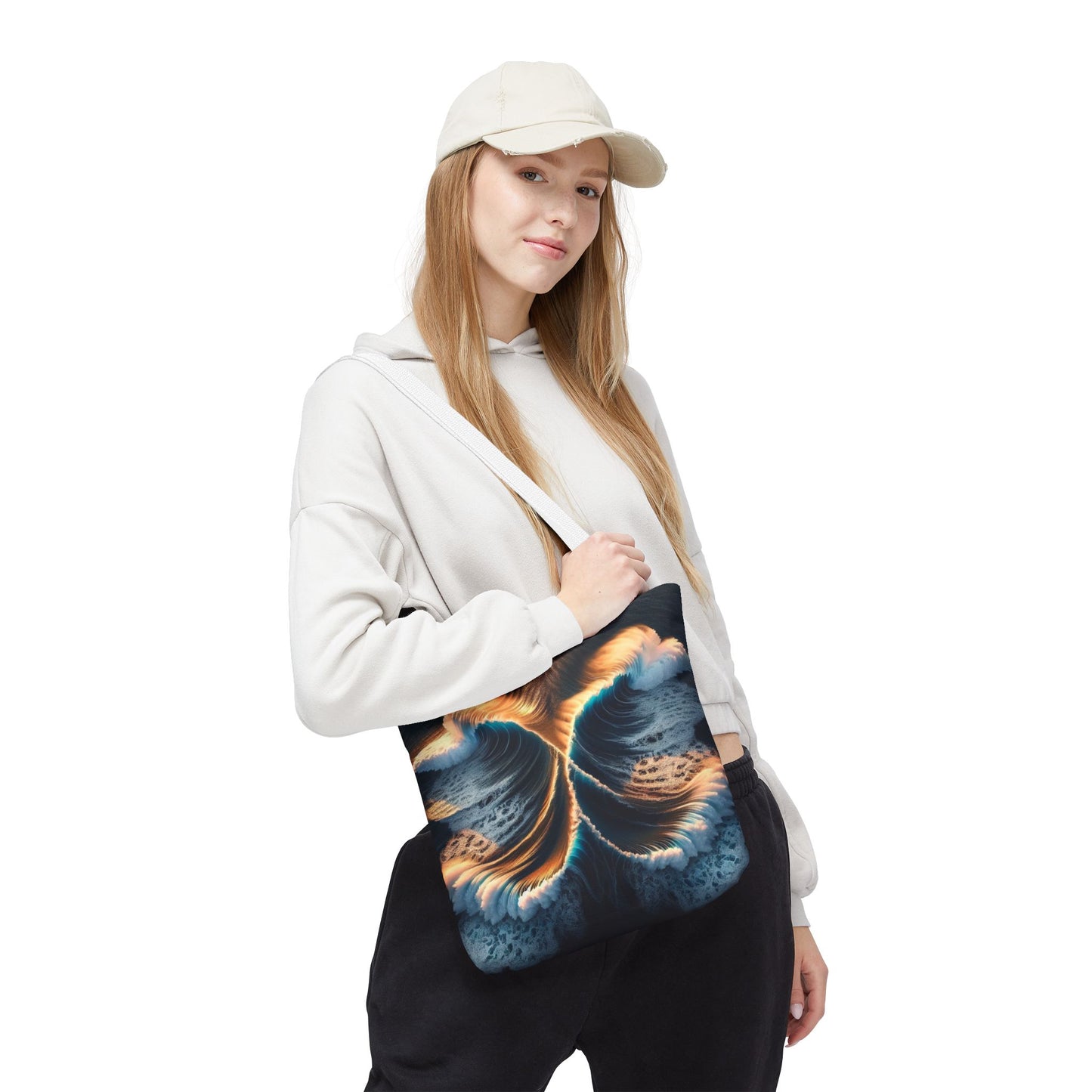 WAVES Tote Bag (AOP)