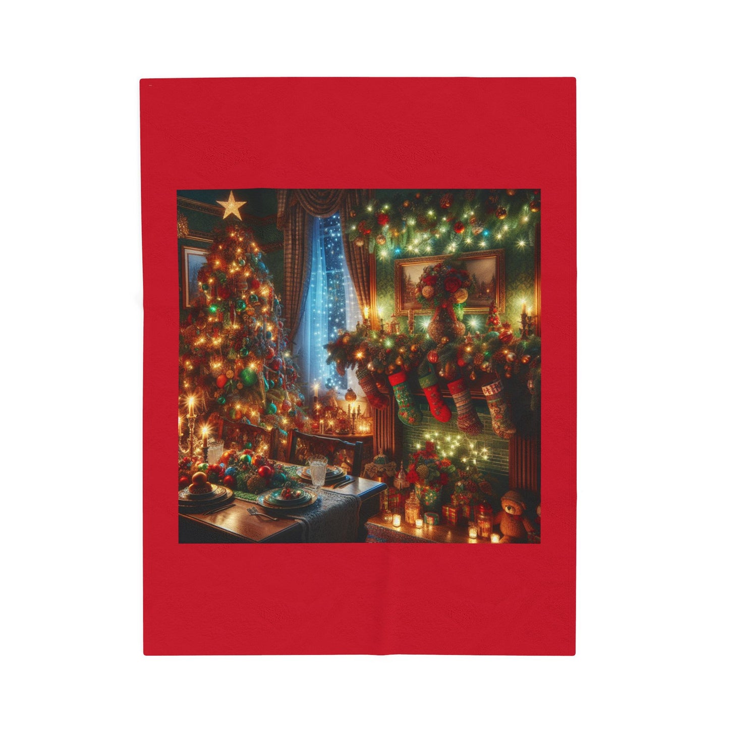 CHRISTMAS Velveteen Plush Blanket