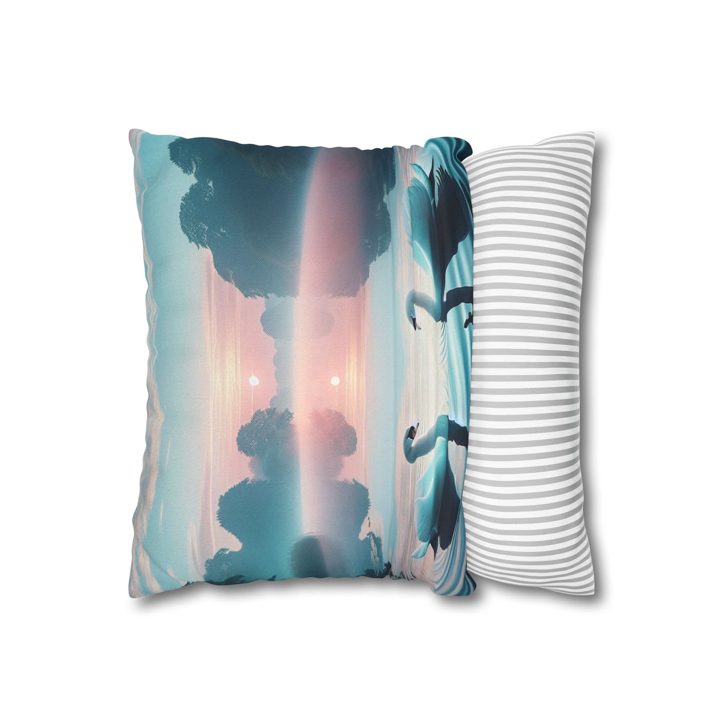 Spun Polyester Square Pillowcase