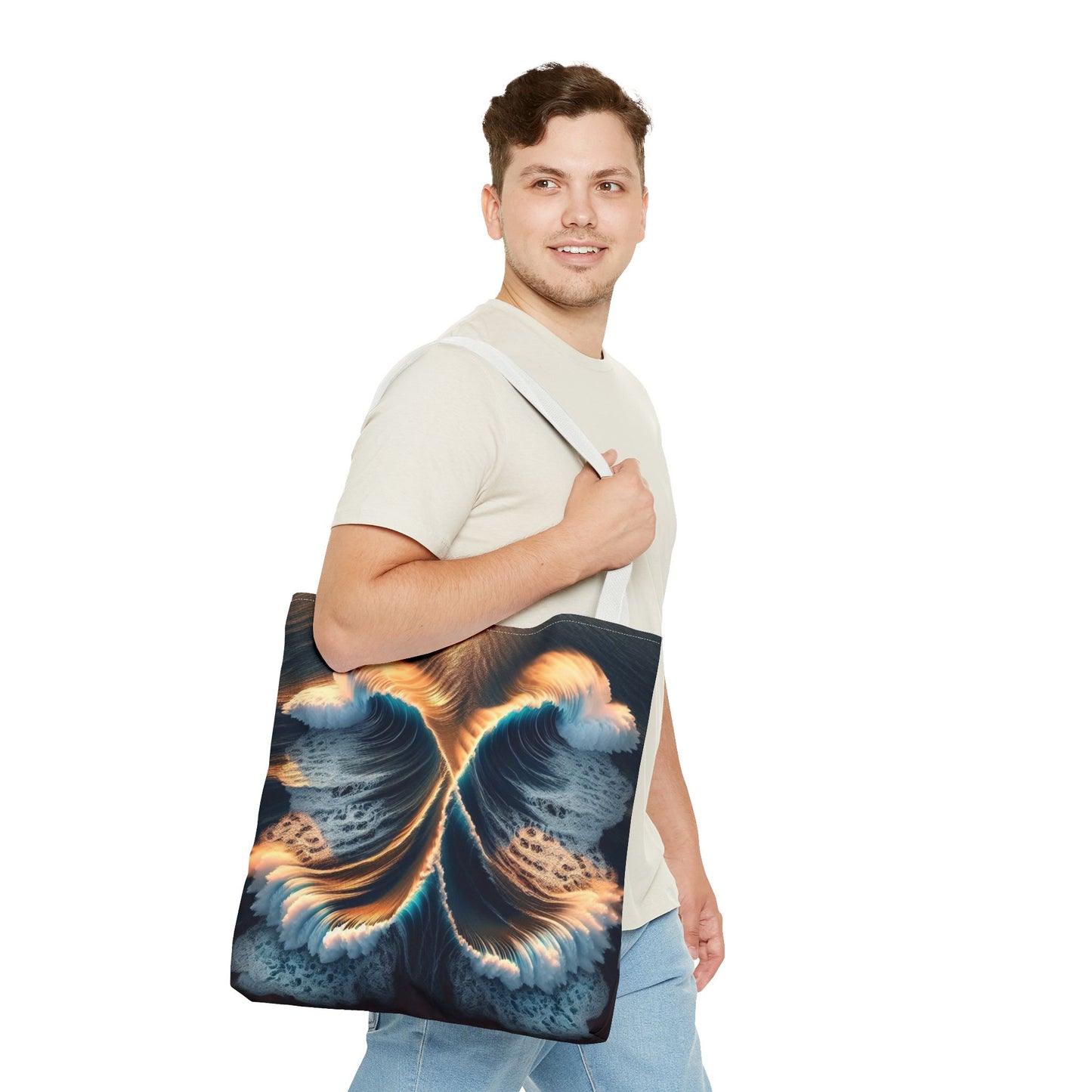 WAVES Tote Bag (AOP)