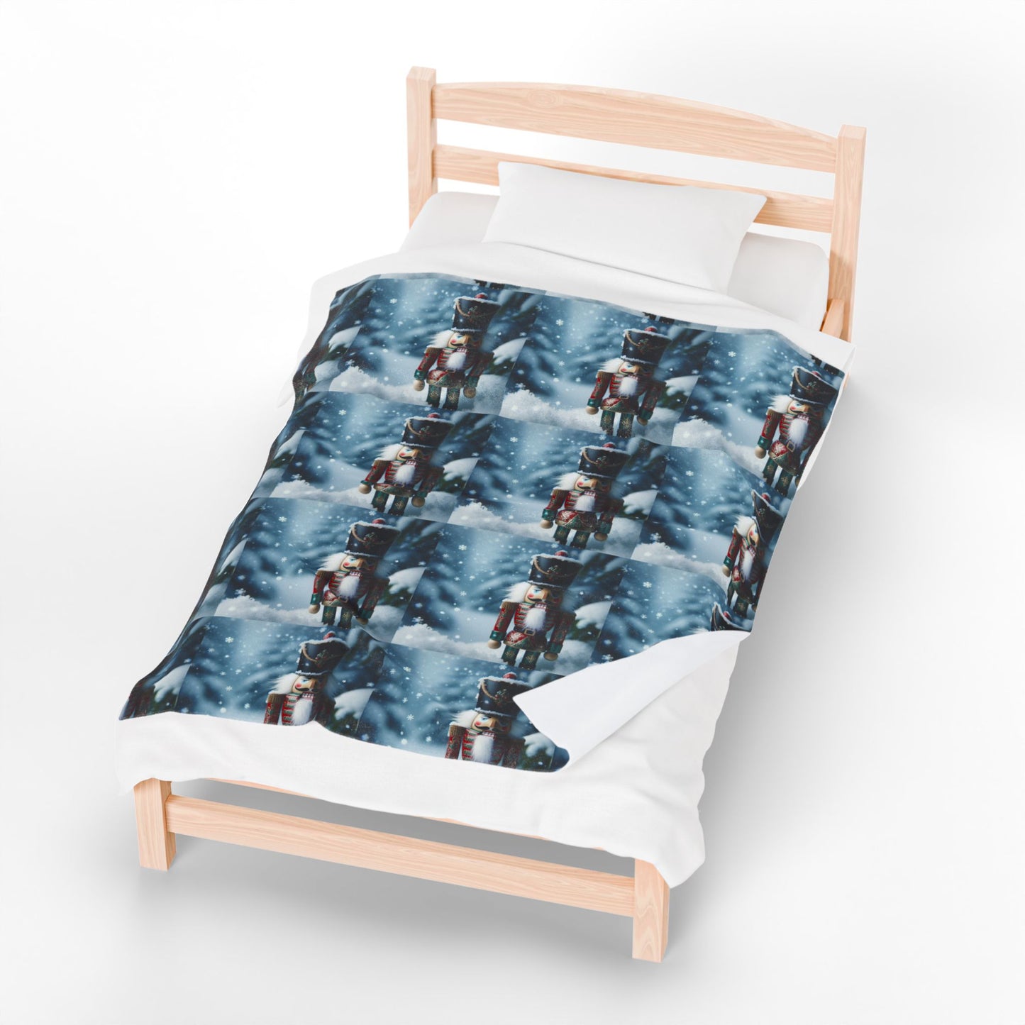 NUTCRACKER Velveteen Plush Blanket