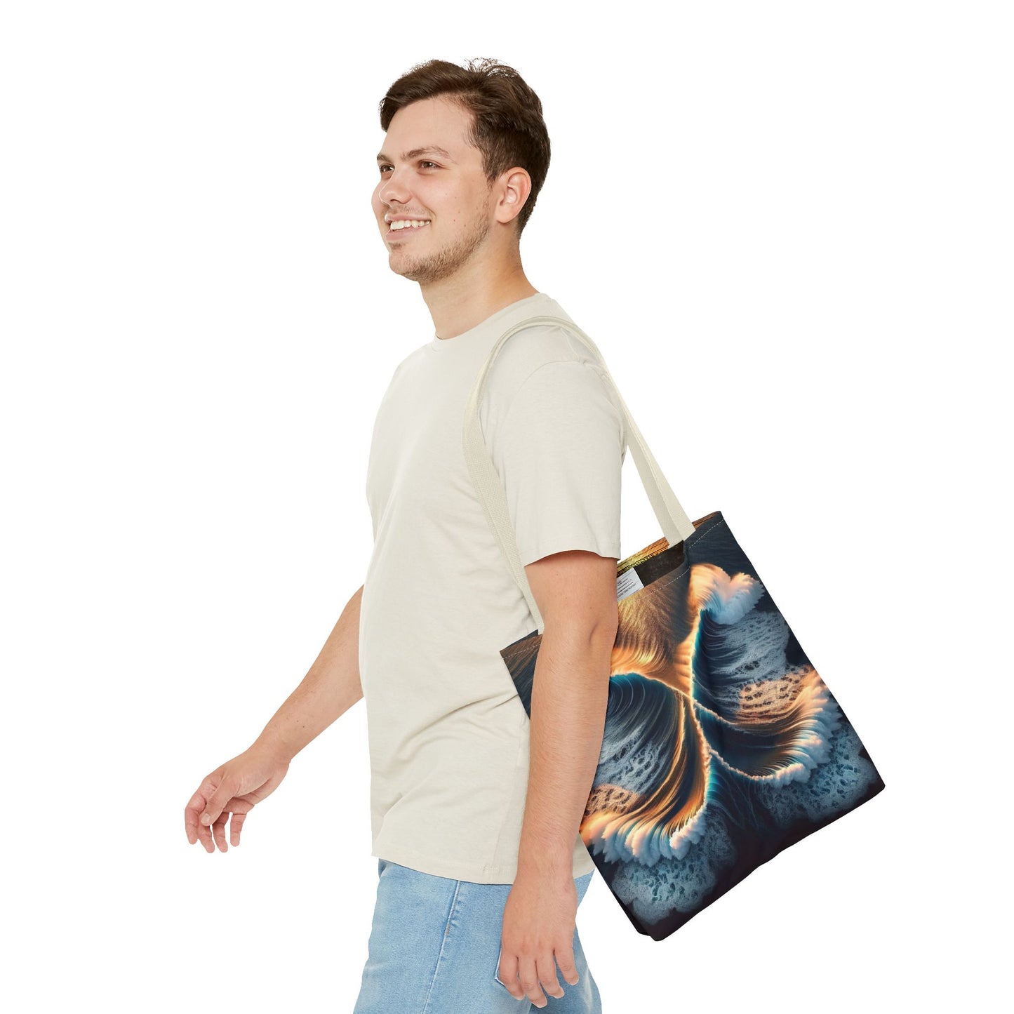 WAVES Tote Bag (AOP)