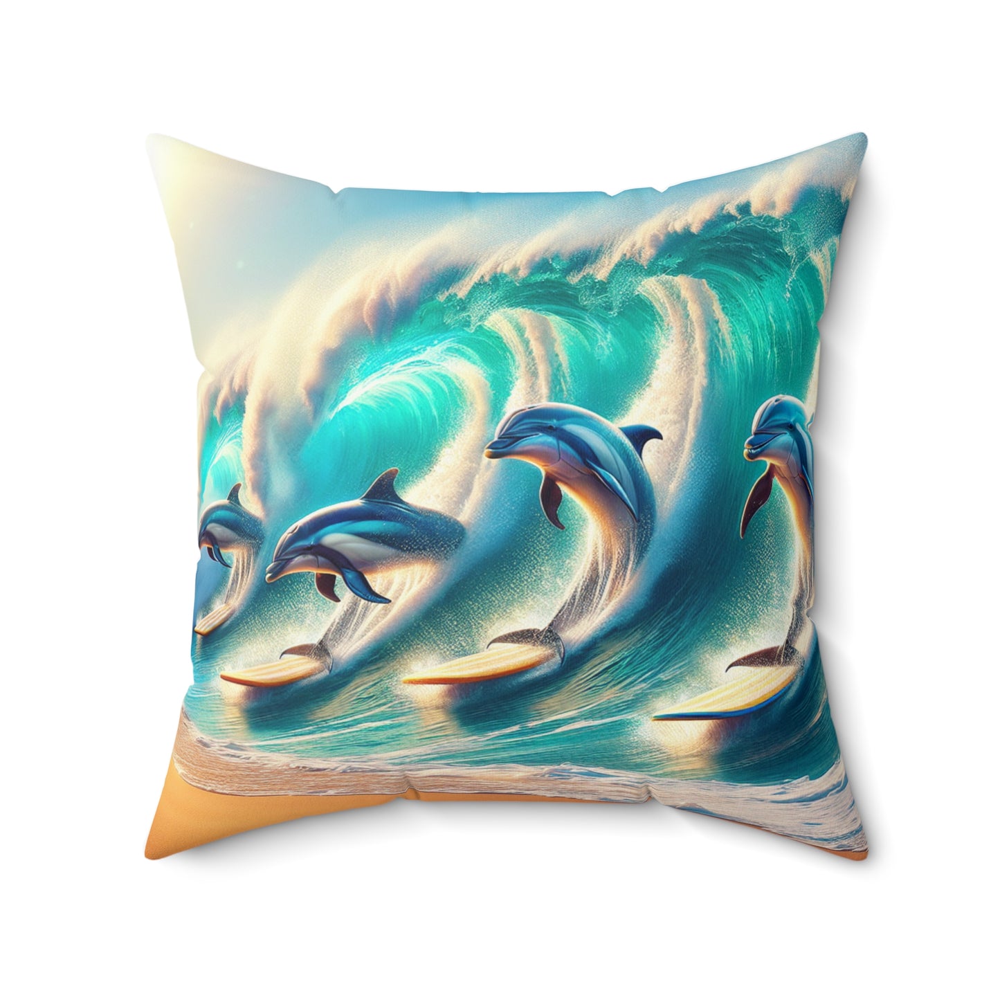 Spun Polyester Square Pillow