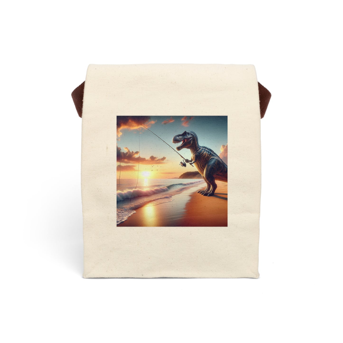Canvas Lunch Bag With Strap