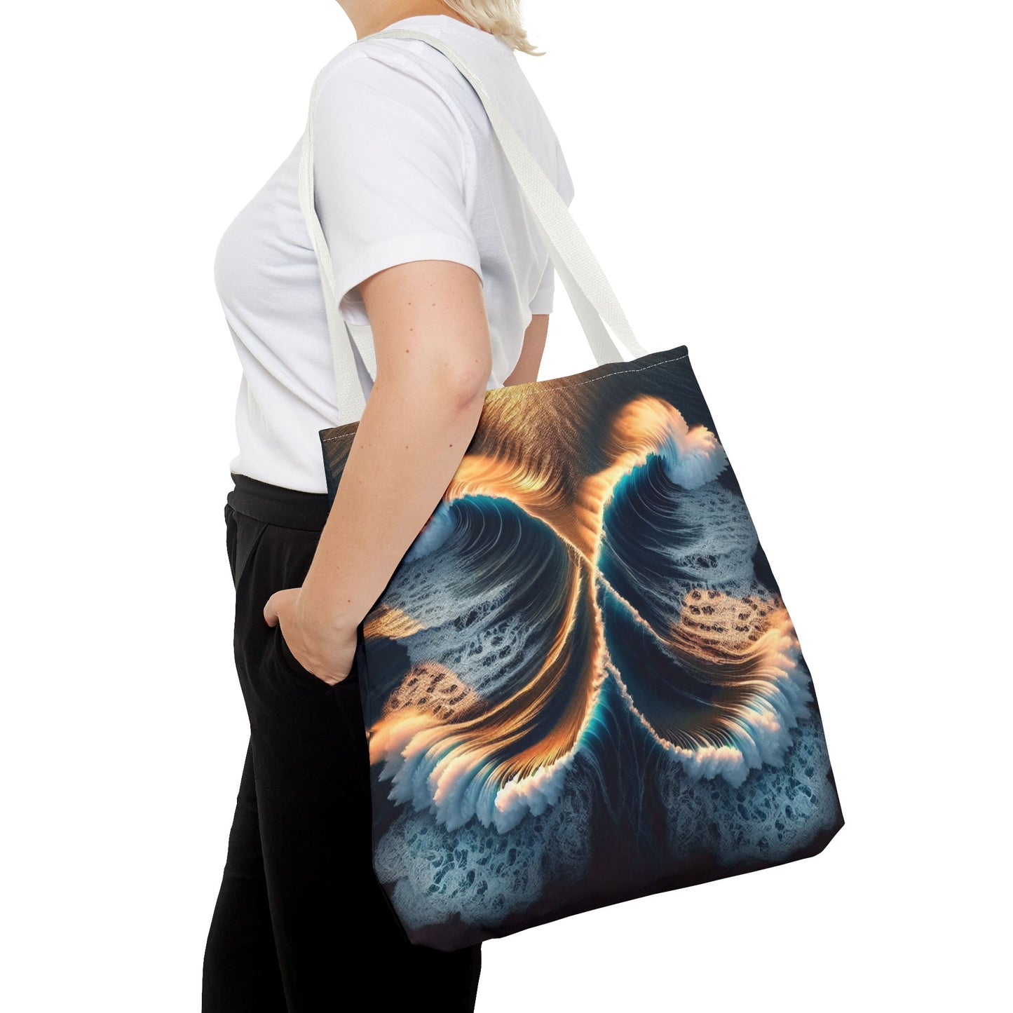 WAVES Tote Bag (AOP)