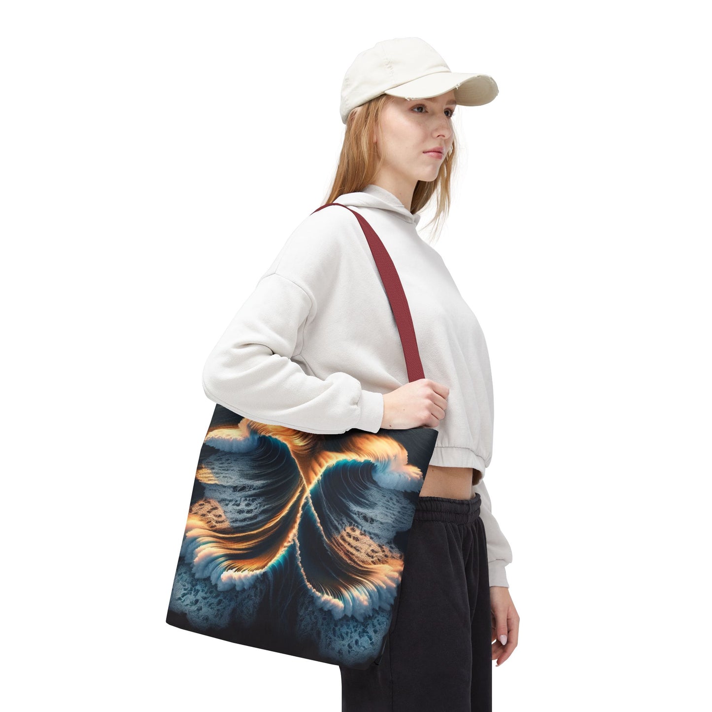 WAVES Tote Bag (AOP)