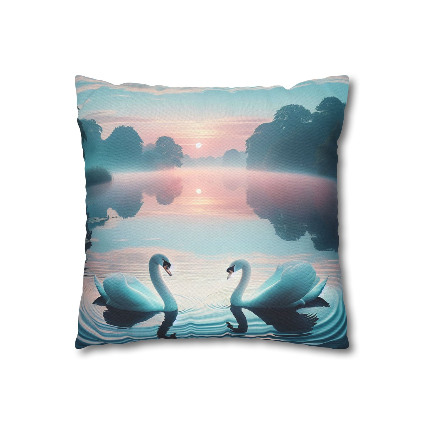 Spun Polyester Square Pillowcase