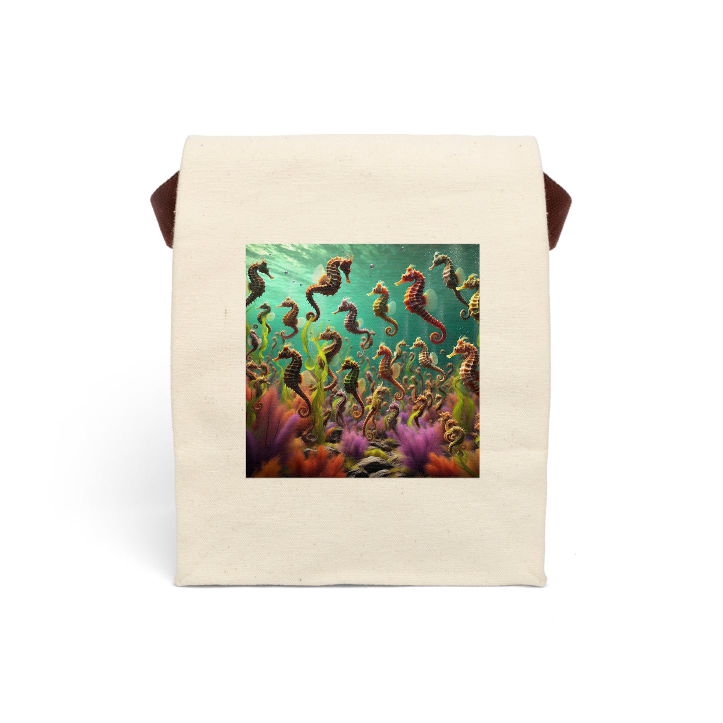 Canvas Lunch Bag With Strap