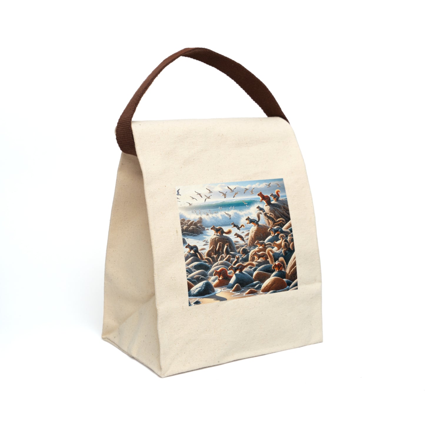 Canvas Lunch Bag With Strap