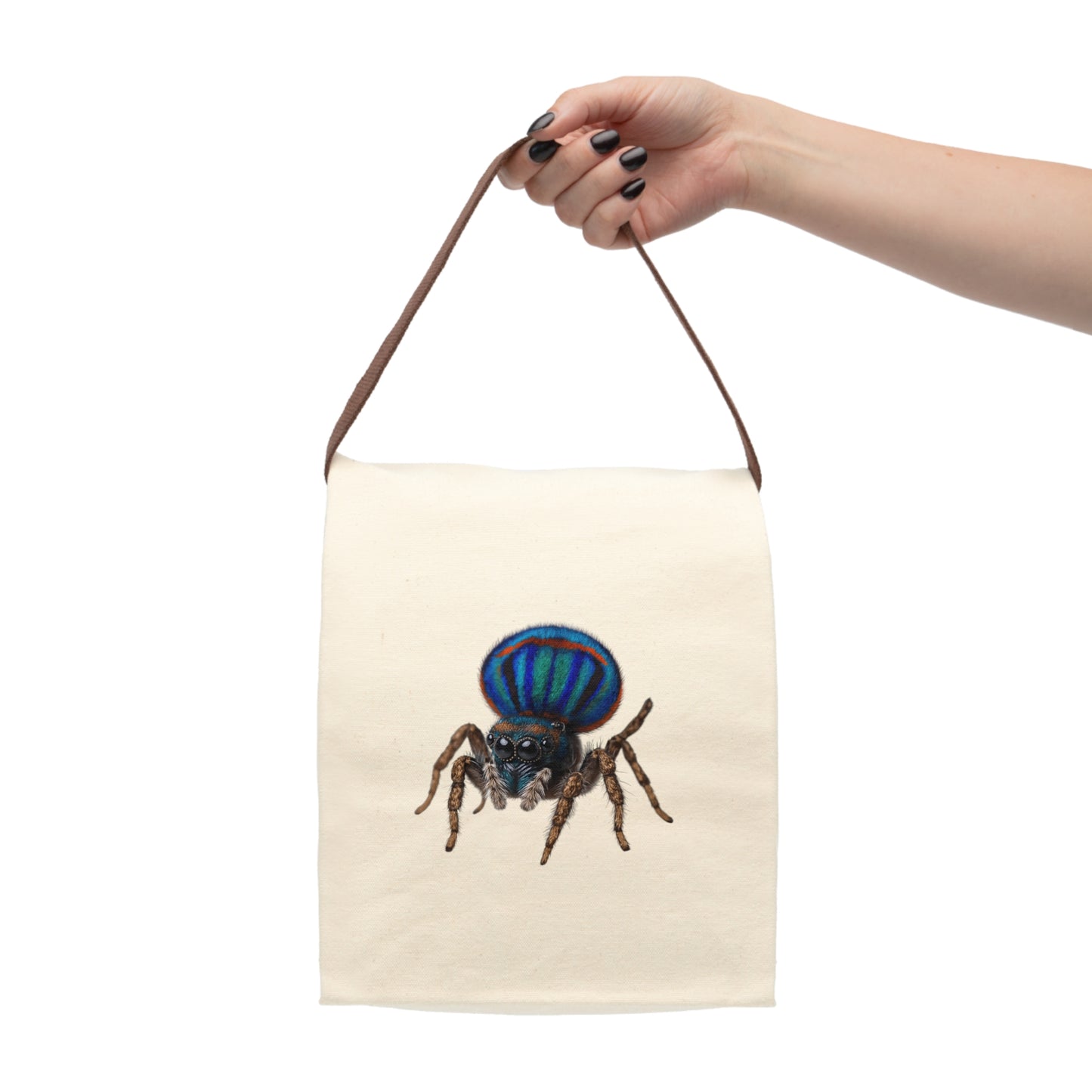 Canvas Lunch Bag With Strap