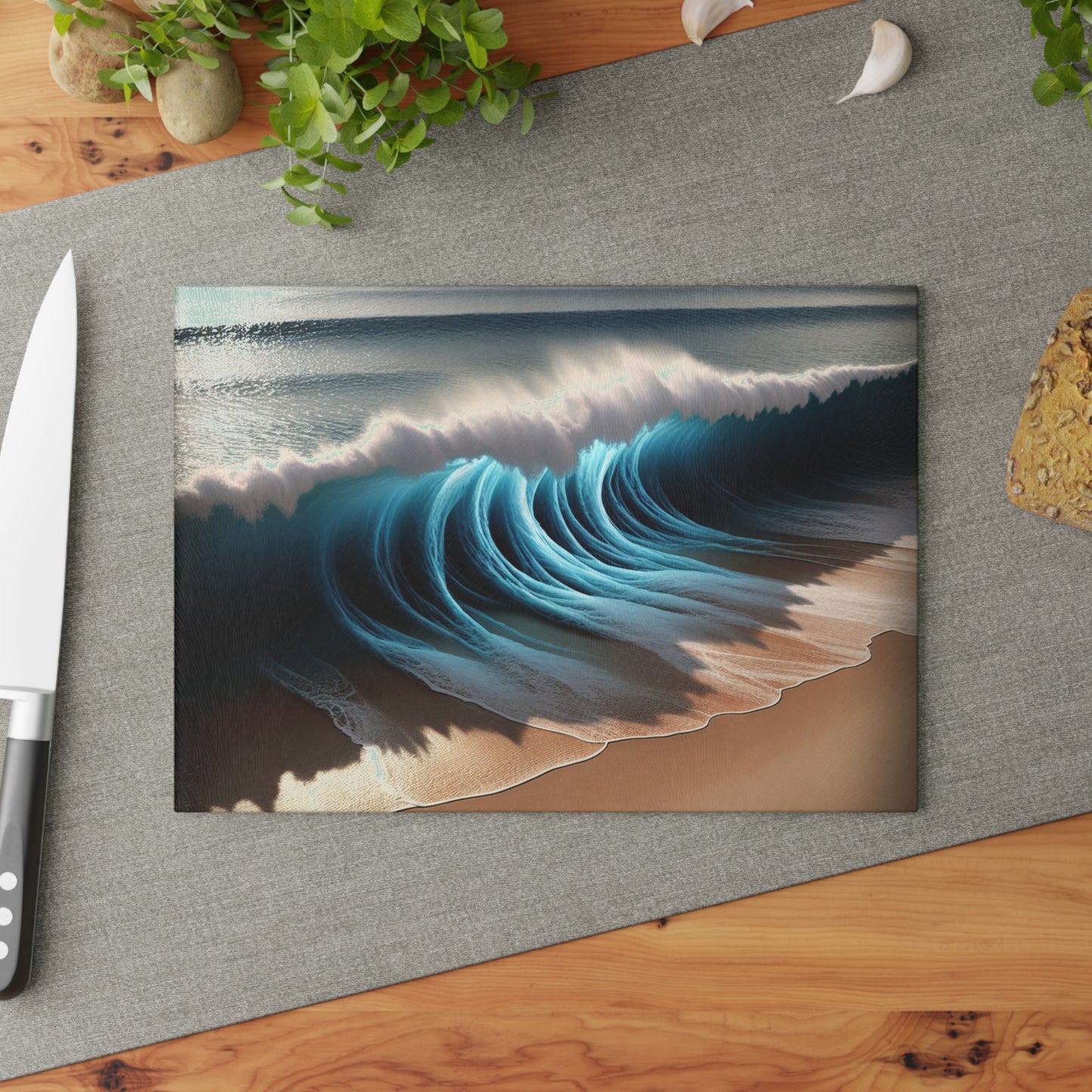 wave cutting board