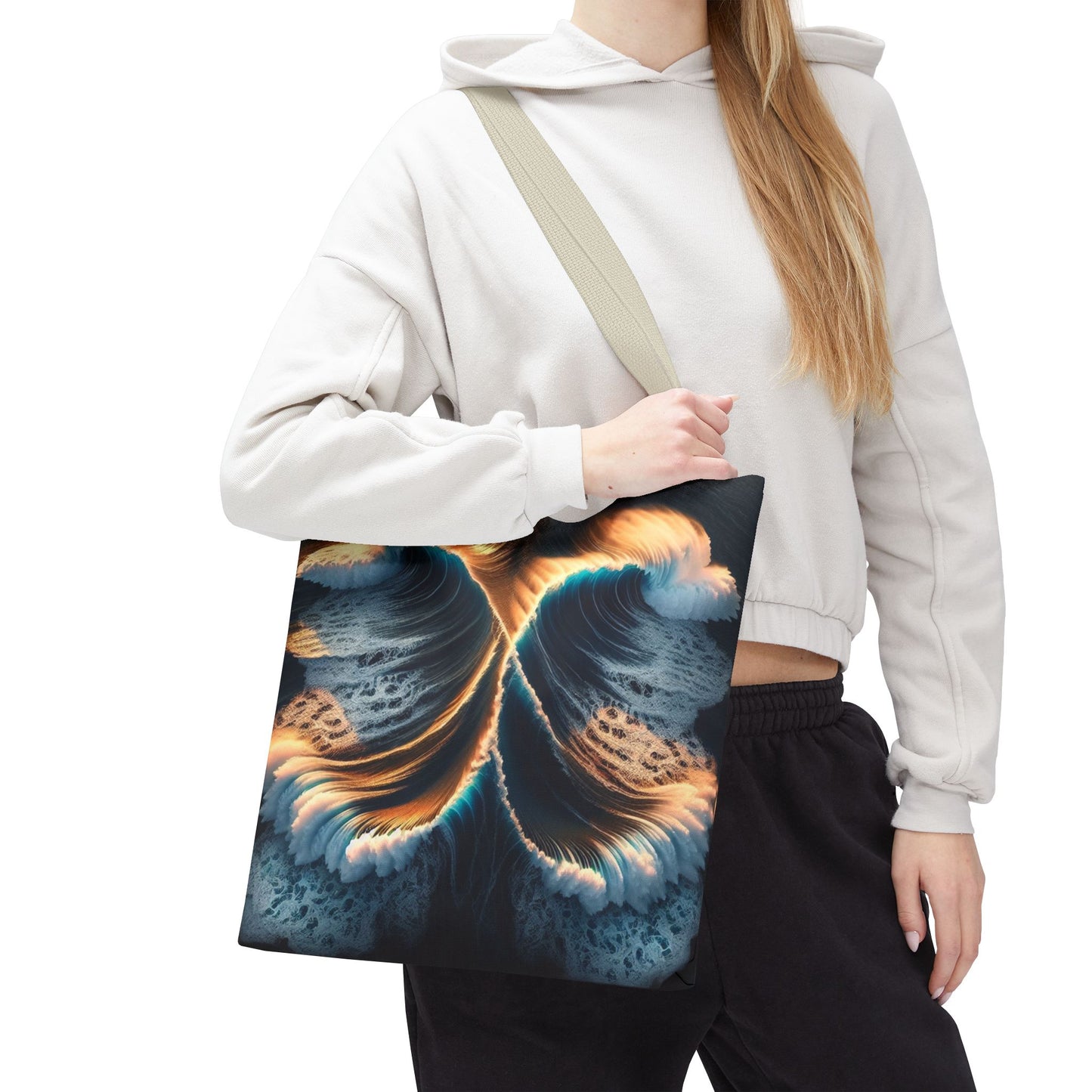 WAVES Tote Bag (AOP)
