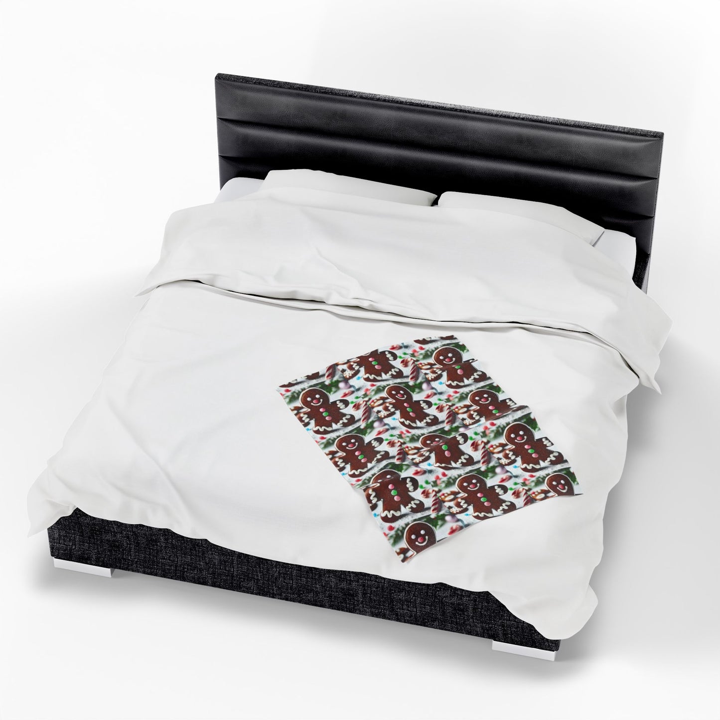 GINGERBRED Velveteen Plush Blanket