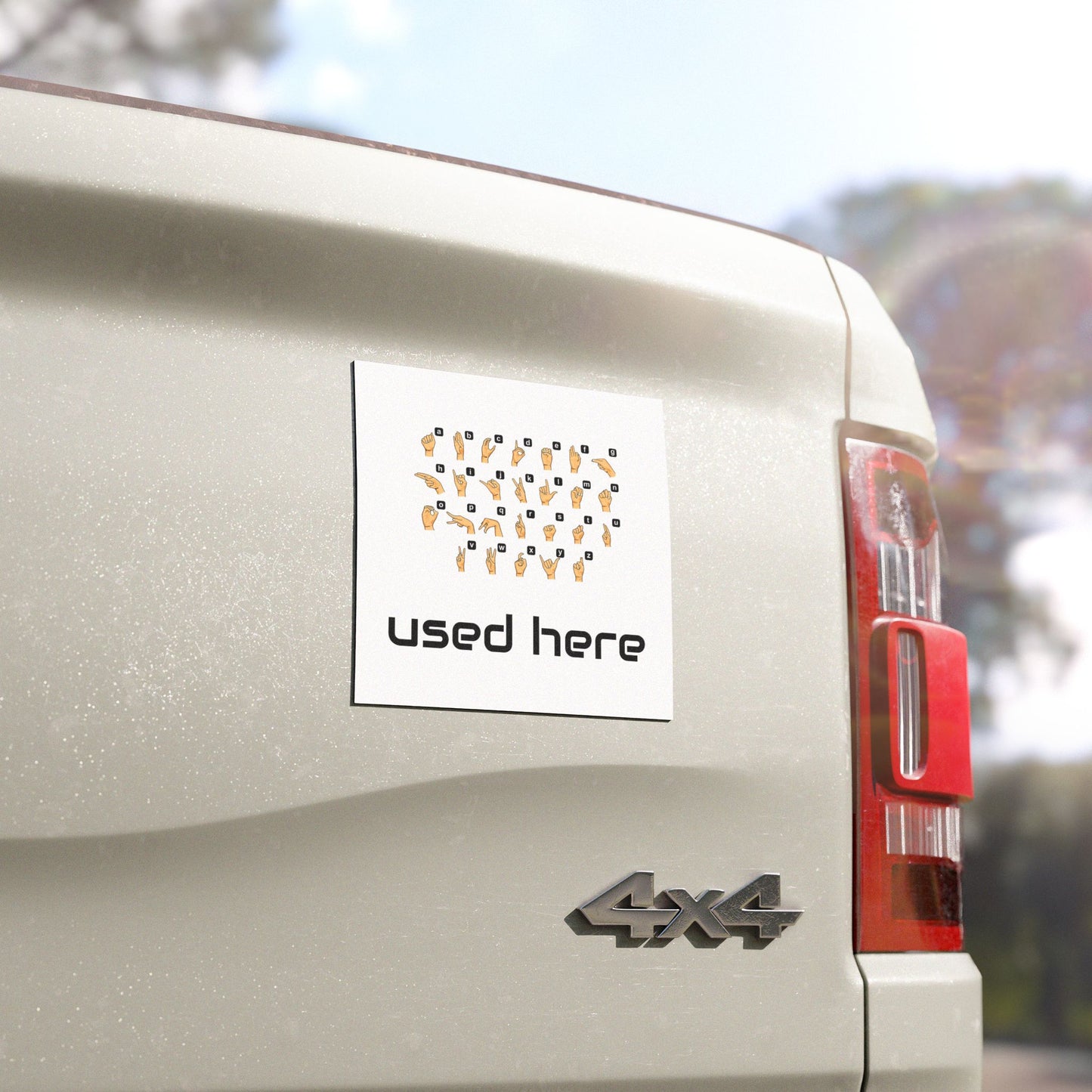 SIGN LANGUAGE Car Magnets