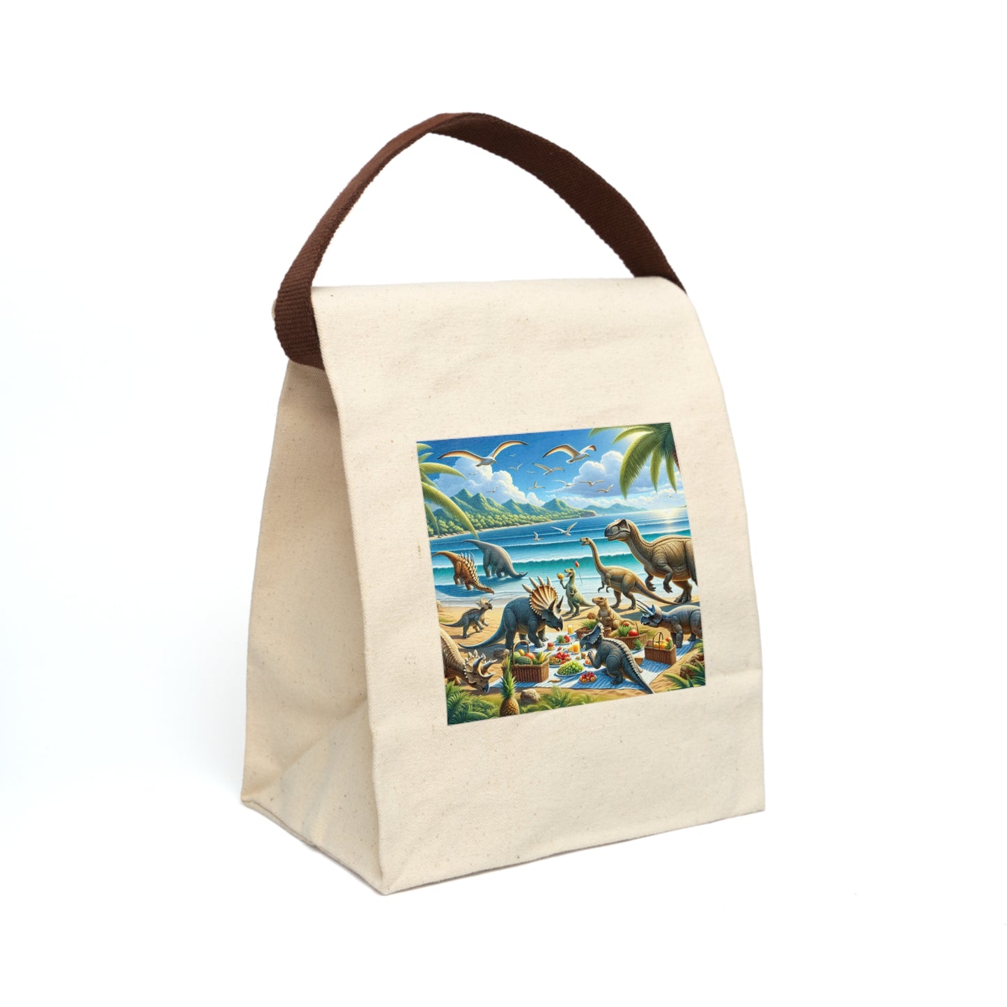 Canvas Lunch Bag With Strap