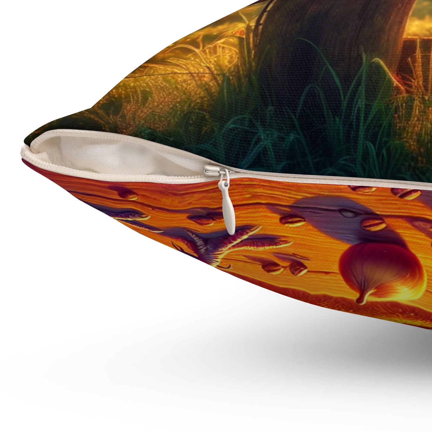 Spun Polyester Square Pillow