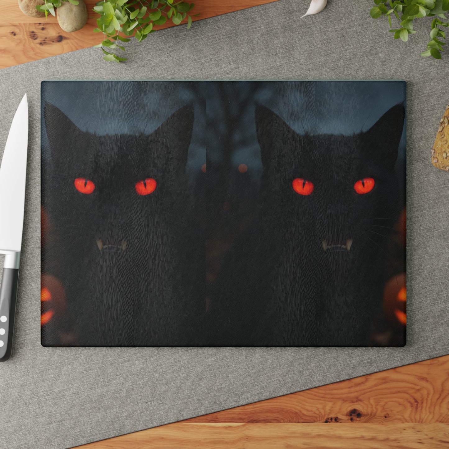 HALLOWEEN Glass Cutting Board