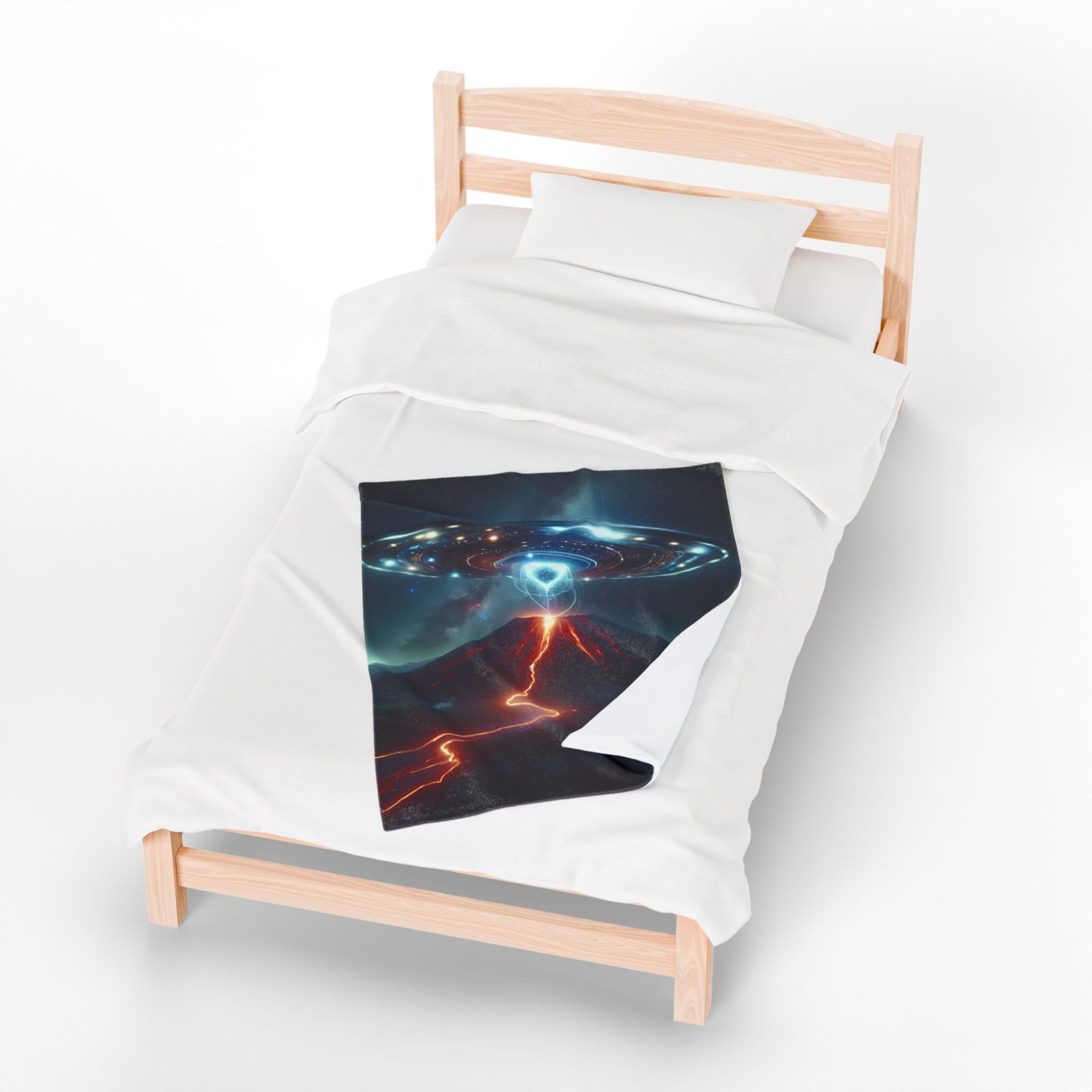 UFO Velveteen Plush Blanket