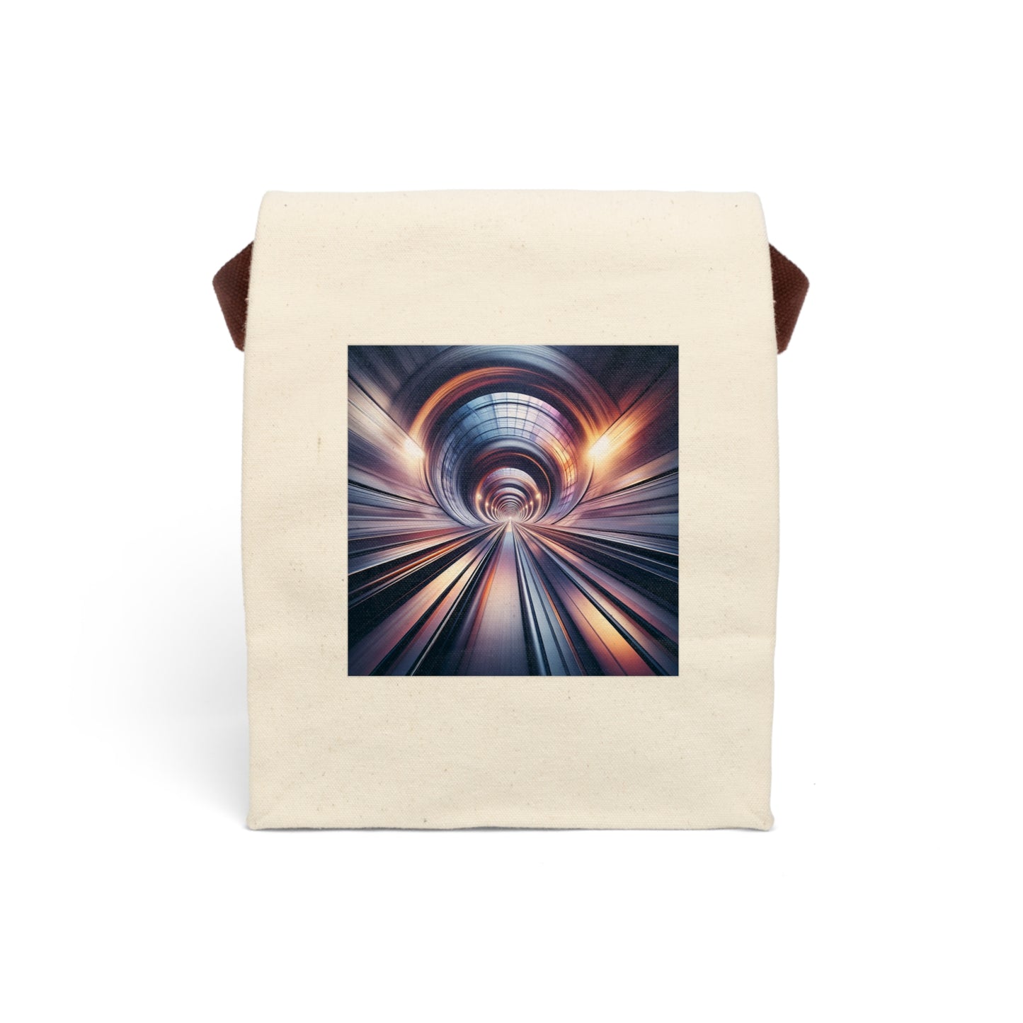 Canvas Lunch Bag With Strap