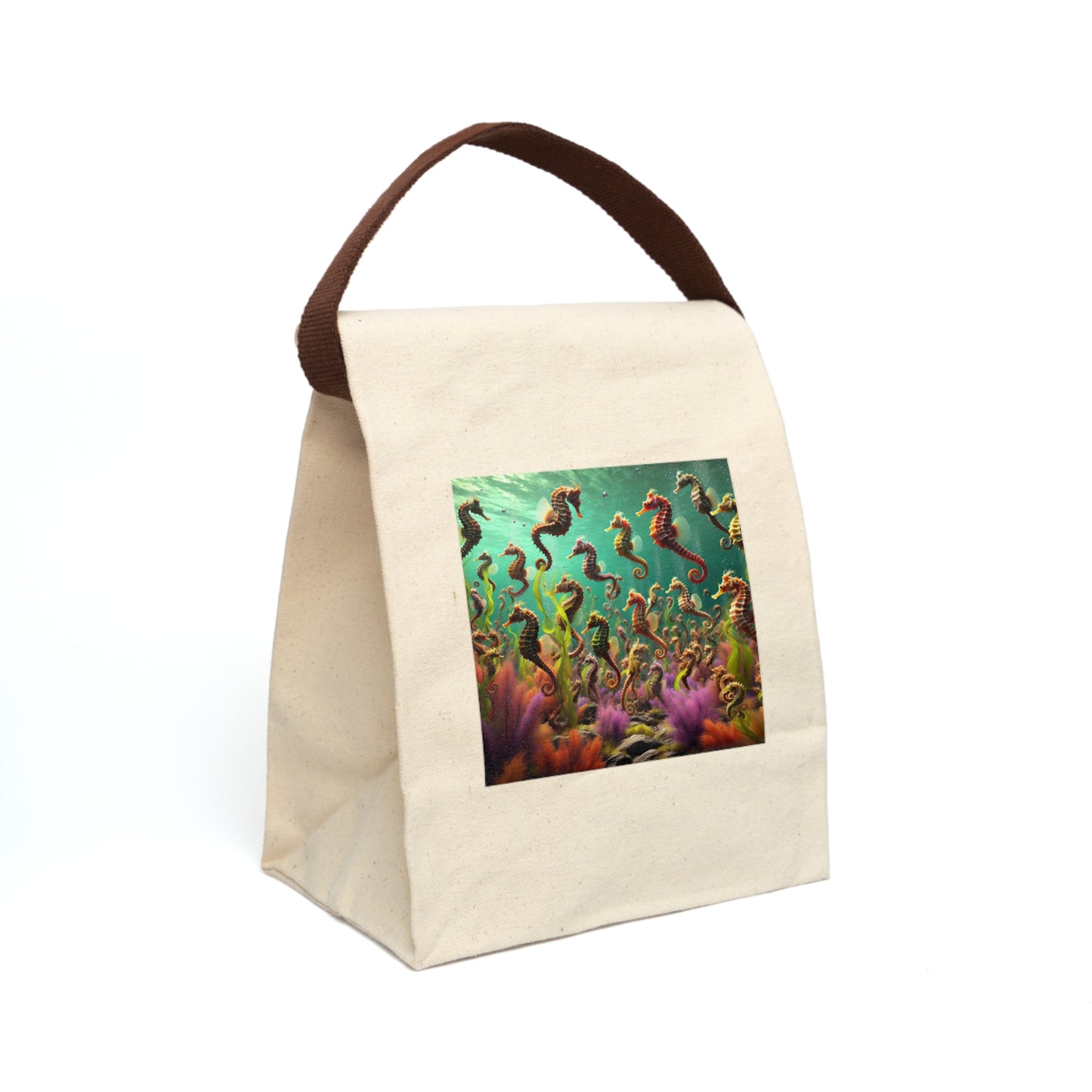 Canvas Lunch Bag With Strap