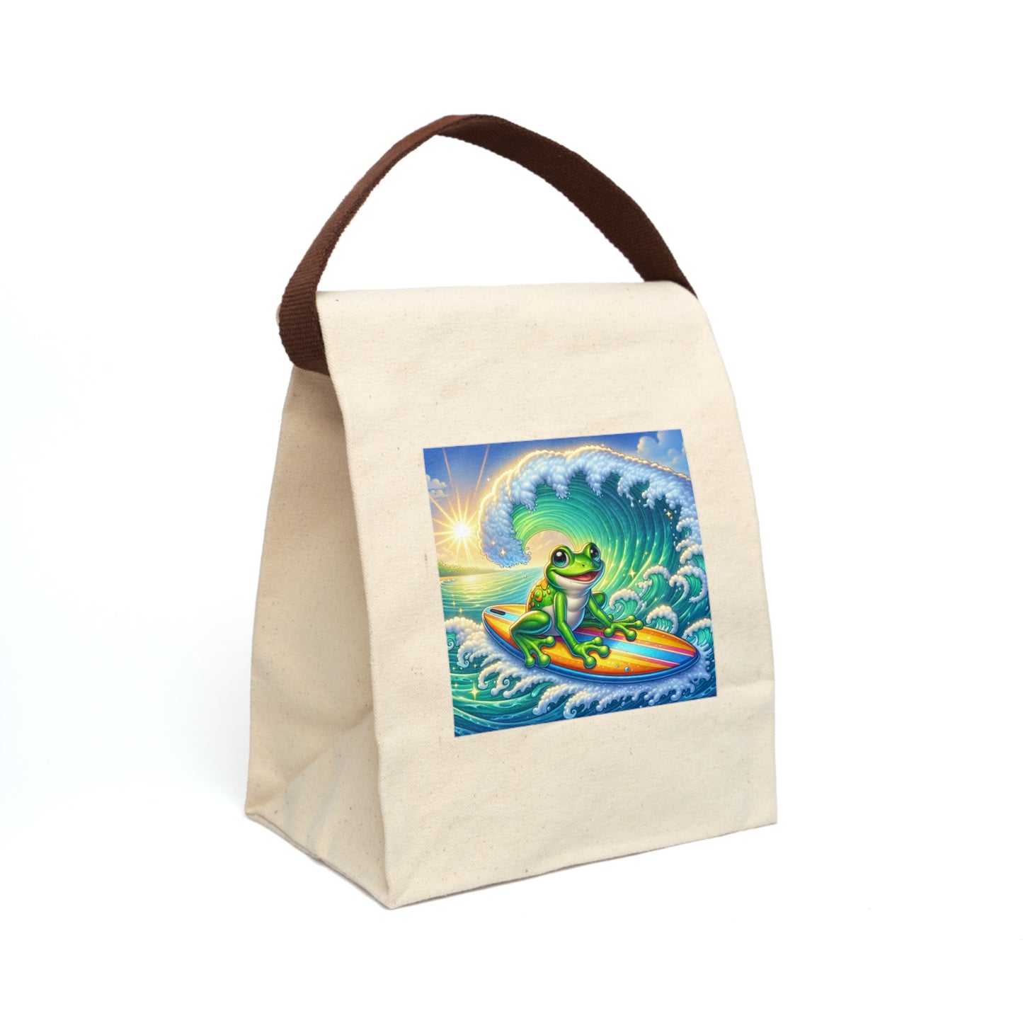 Canvas Lunch Bag With Strap