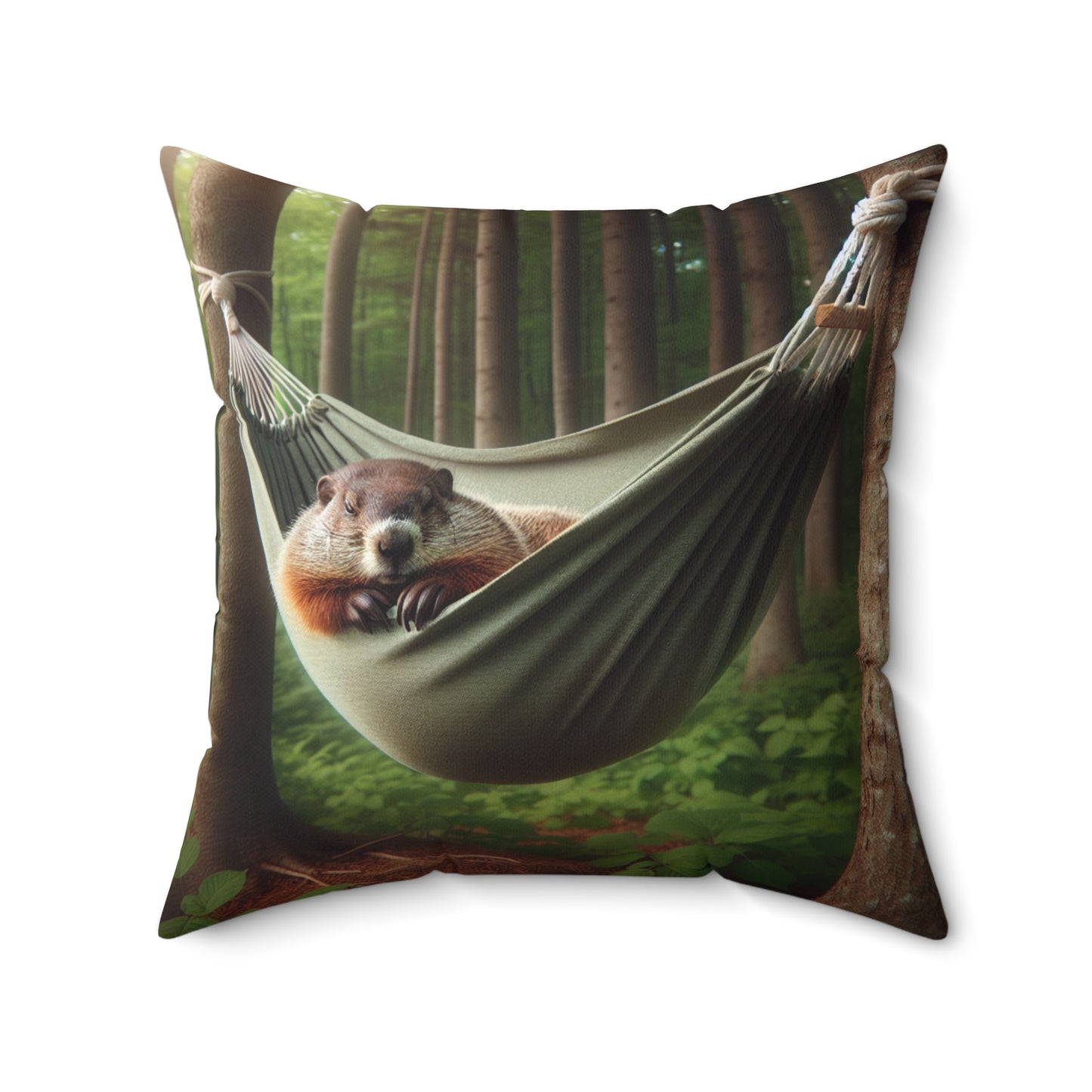 Spun Polyester Square Pillow