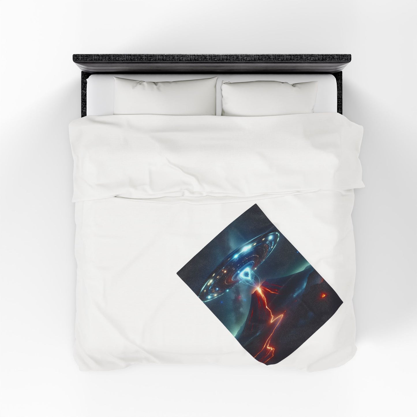 UFO Velveteen Plush Blanket