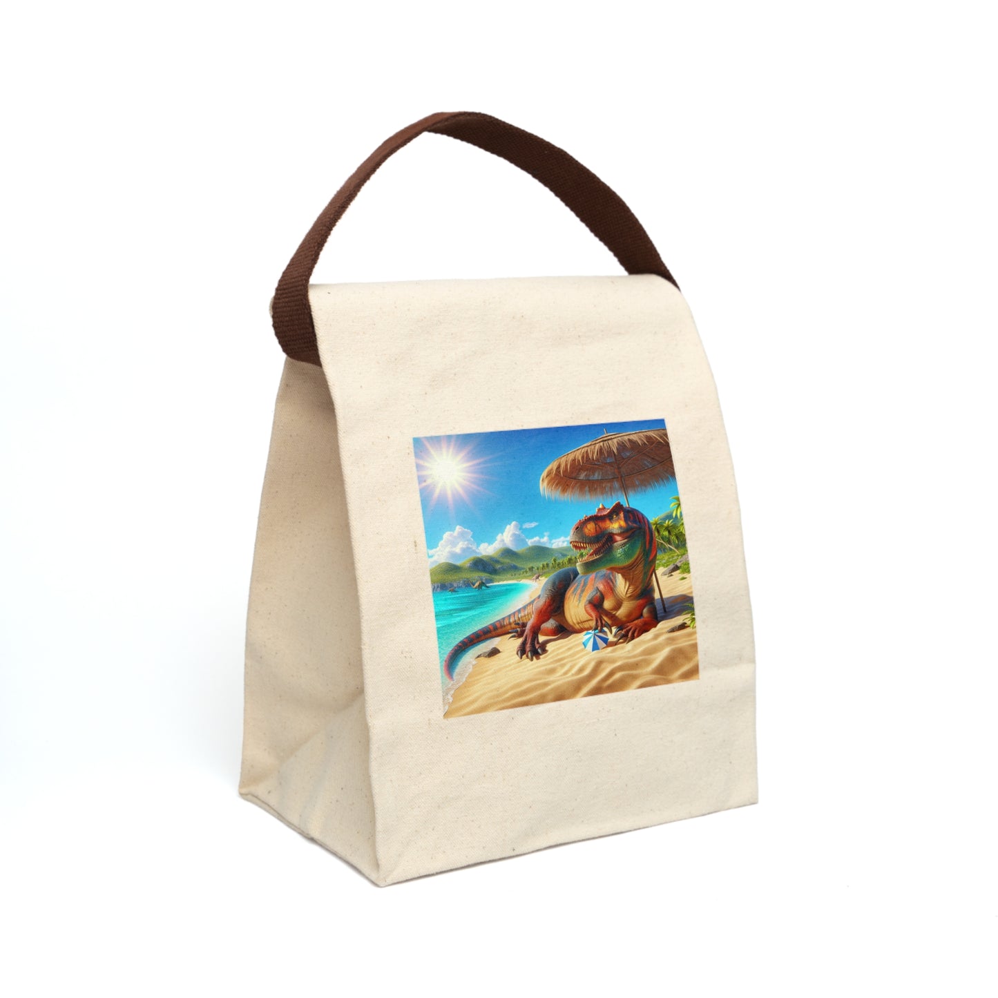 Canvas Lunch Bag With Strap