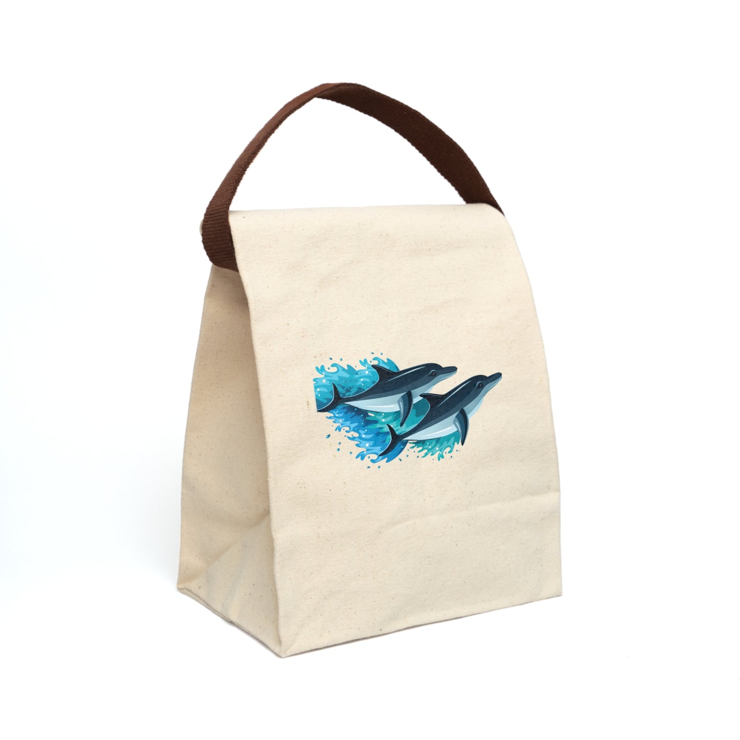 Canvas Lunch Bag With Strap