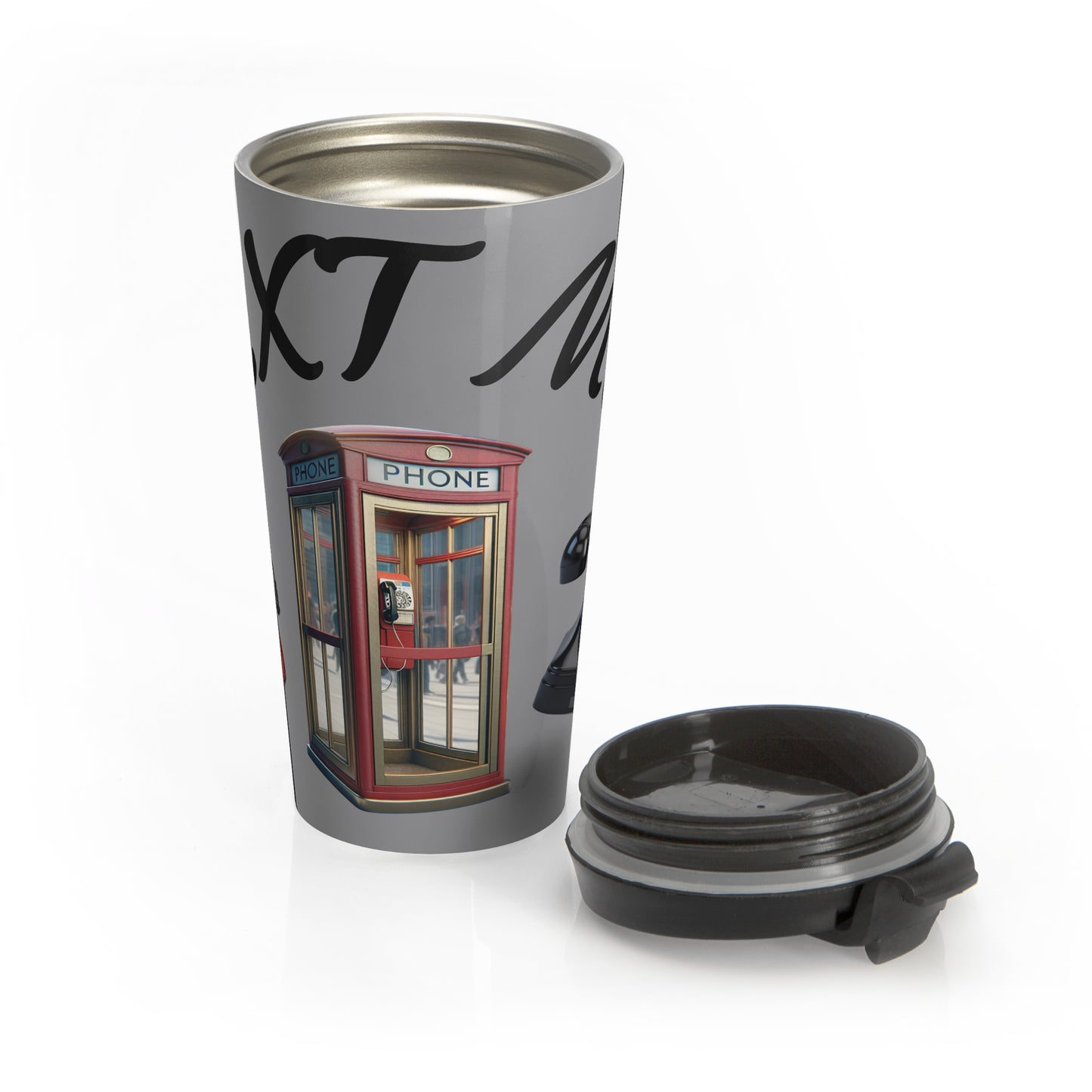 TEXT ME Stainless Steel Travel Mug