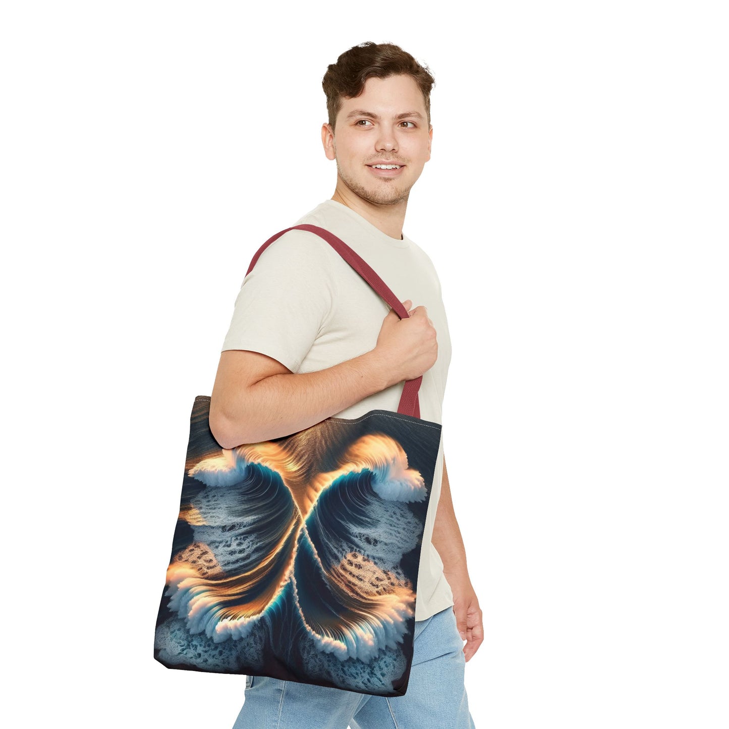 WAVES Tote Bag (AOP)