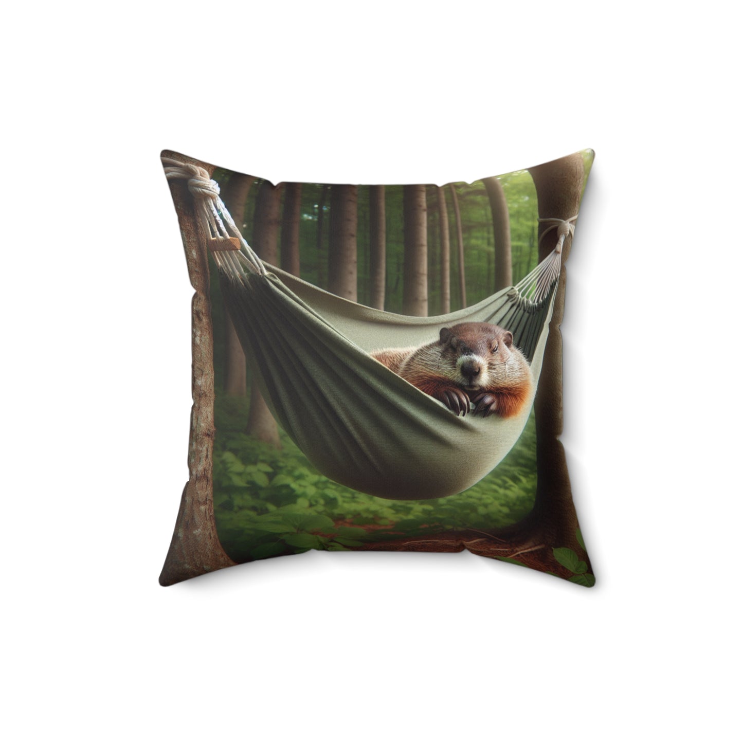 Spun Polyester Square Pillow
