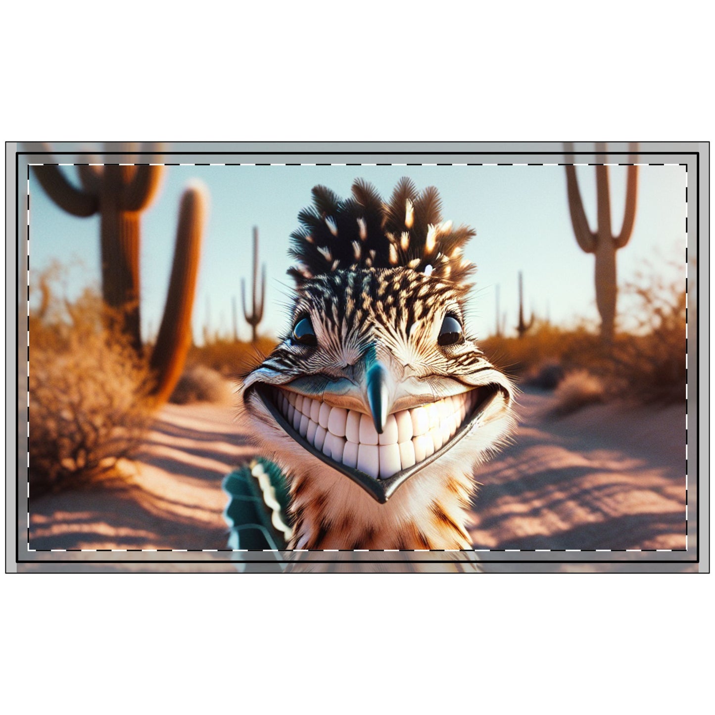 Polyester Doormat SMILING ROADRUNNER