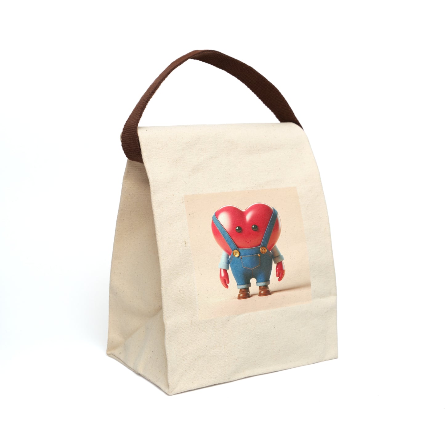 Canvas Lunch Bag With Strap