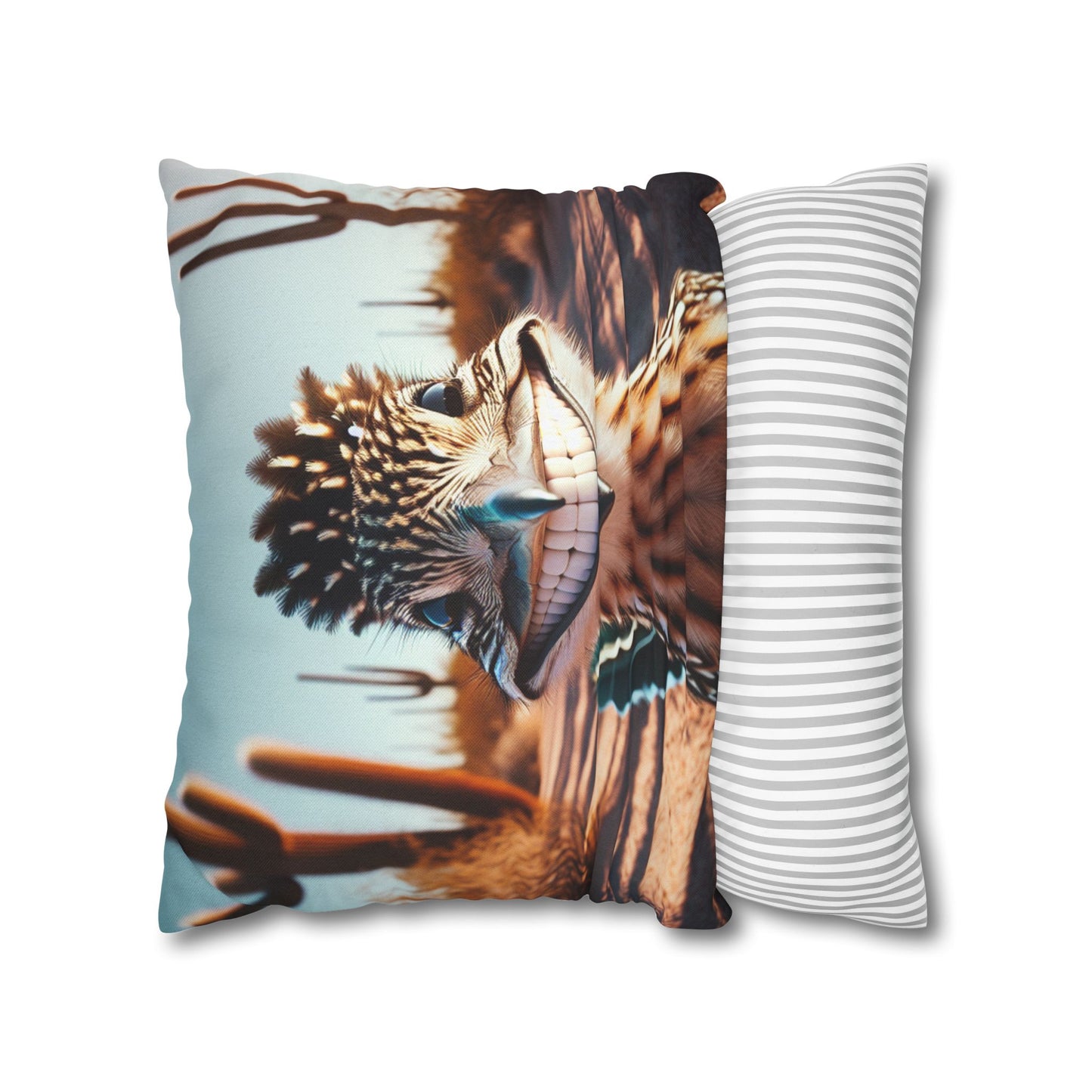 Spun Polyester Square Pillowcase