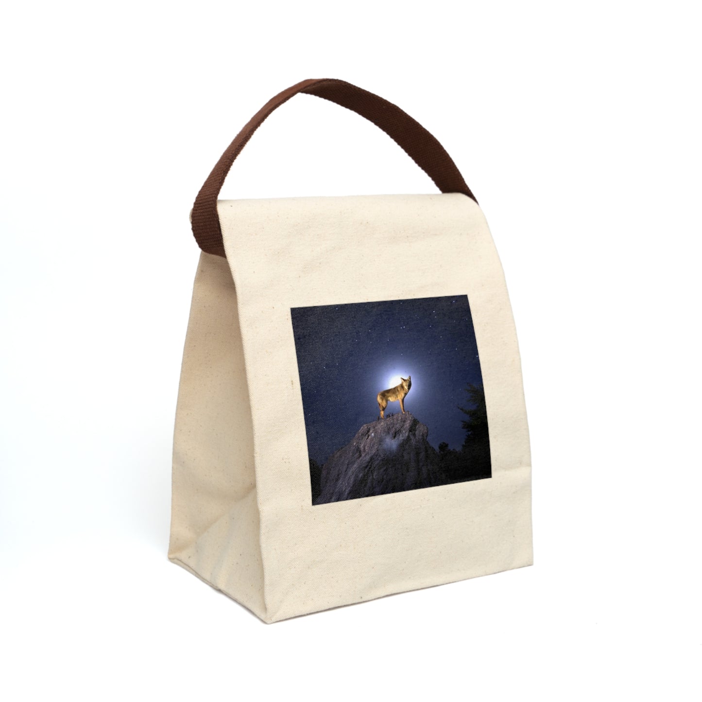 Canvas Lunch Bag With Strap