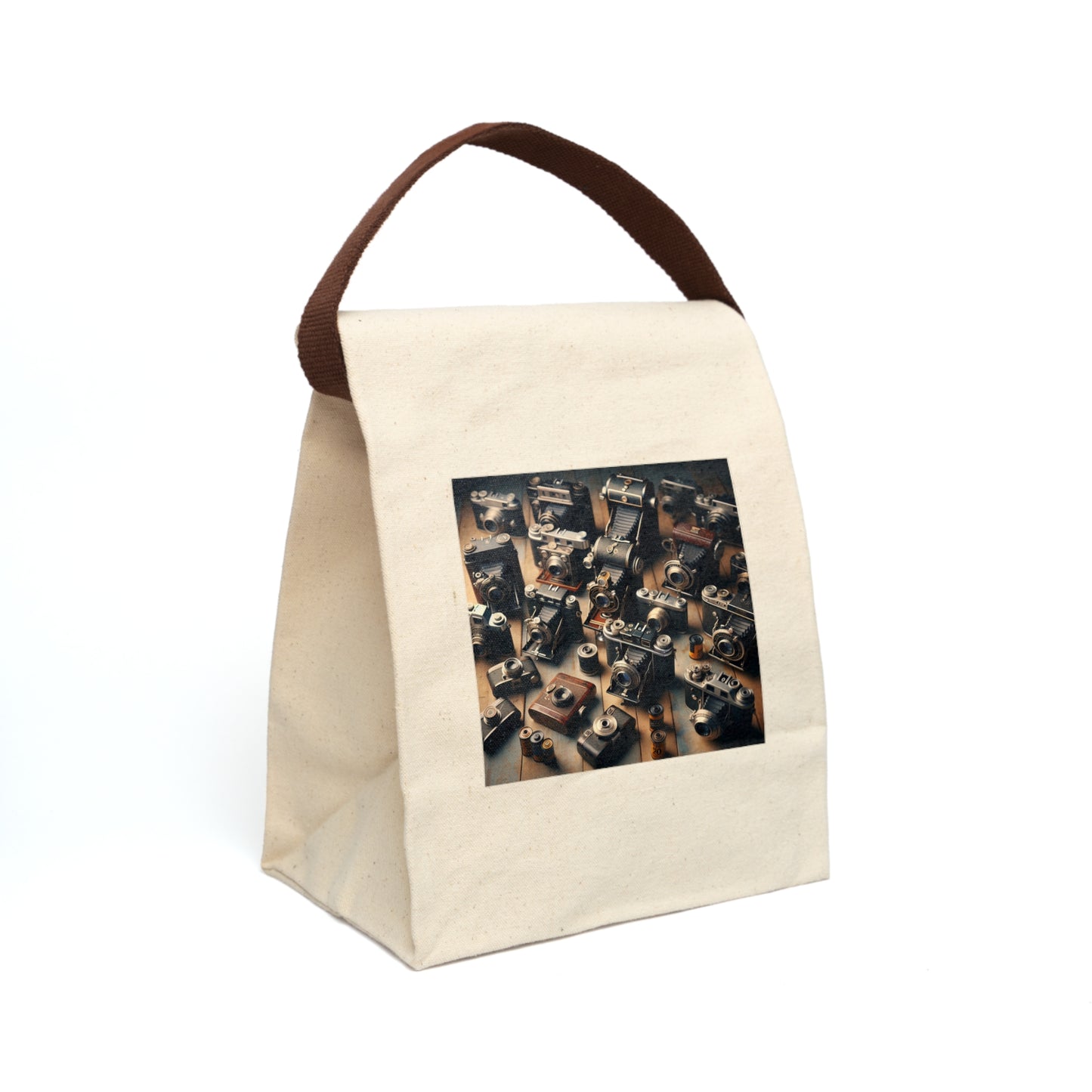 Canvas Lunch Bag With Strap