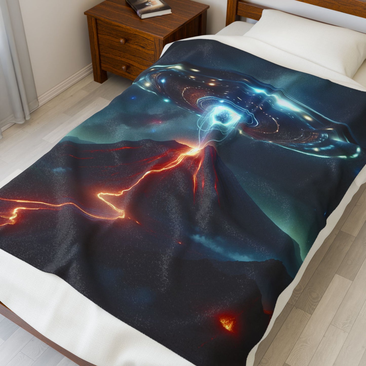 UFO Velveteen Plush Blanket